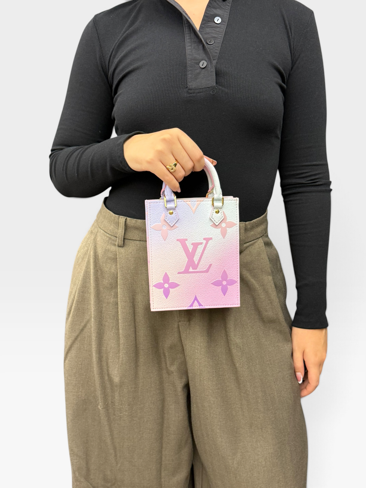 Louis Vuitton Mini Sac Plat Sunrise Pastel