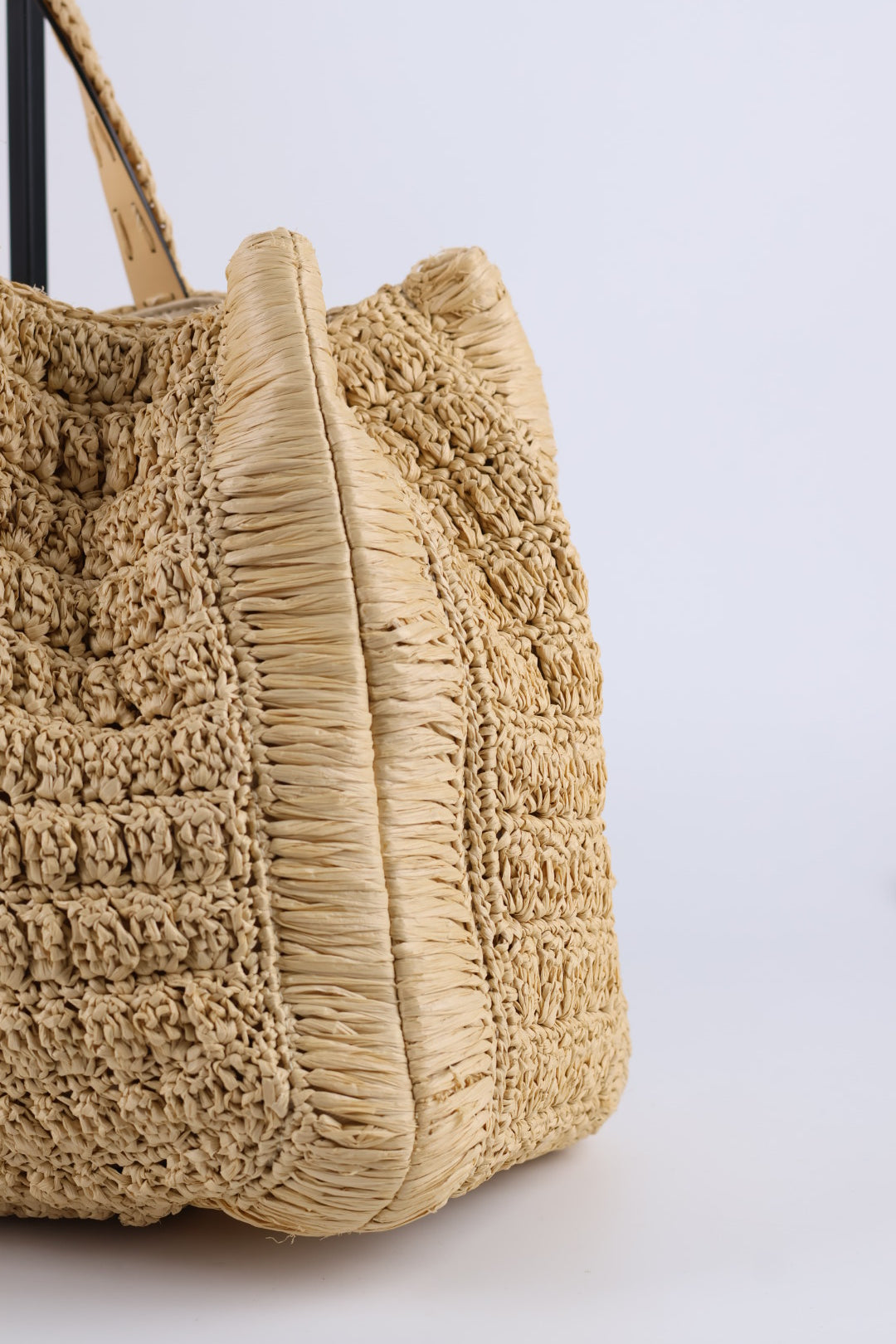 Valentino Tote V Logo Rafia