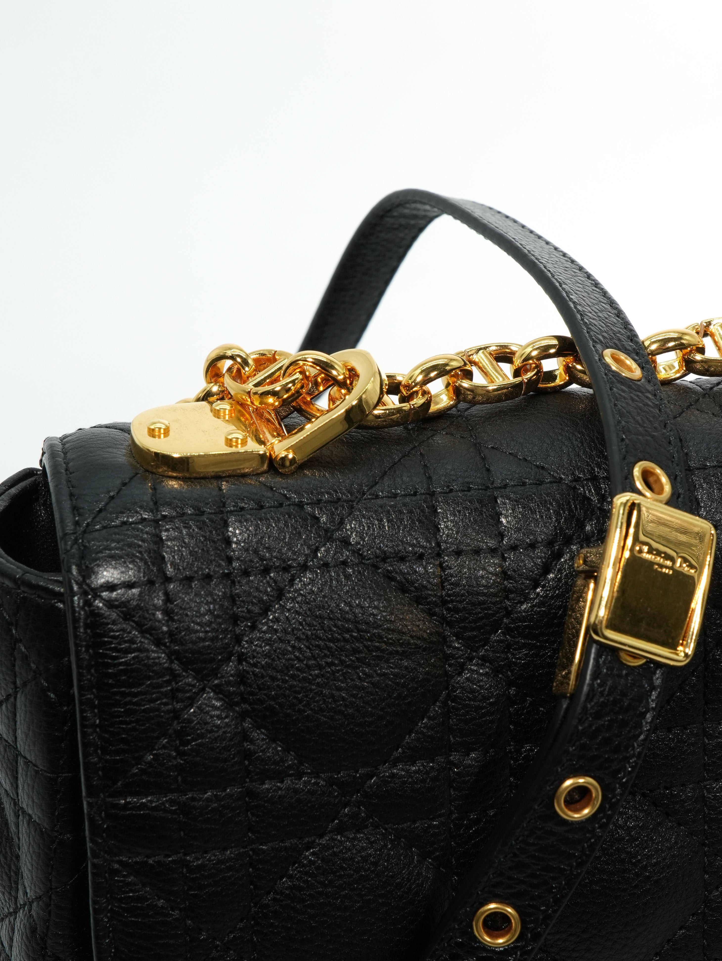 Dior Caro Media in Pelle