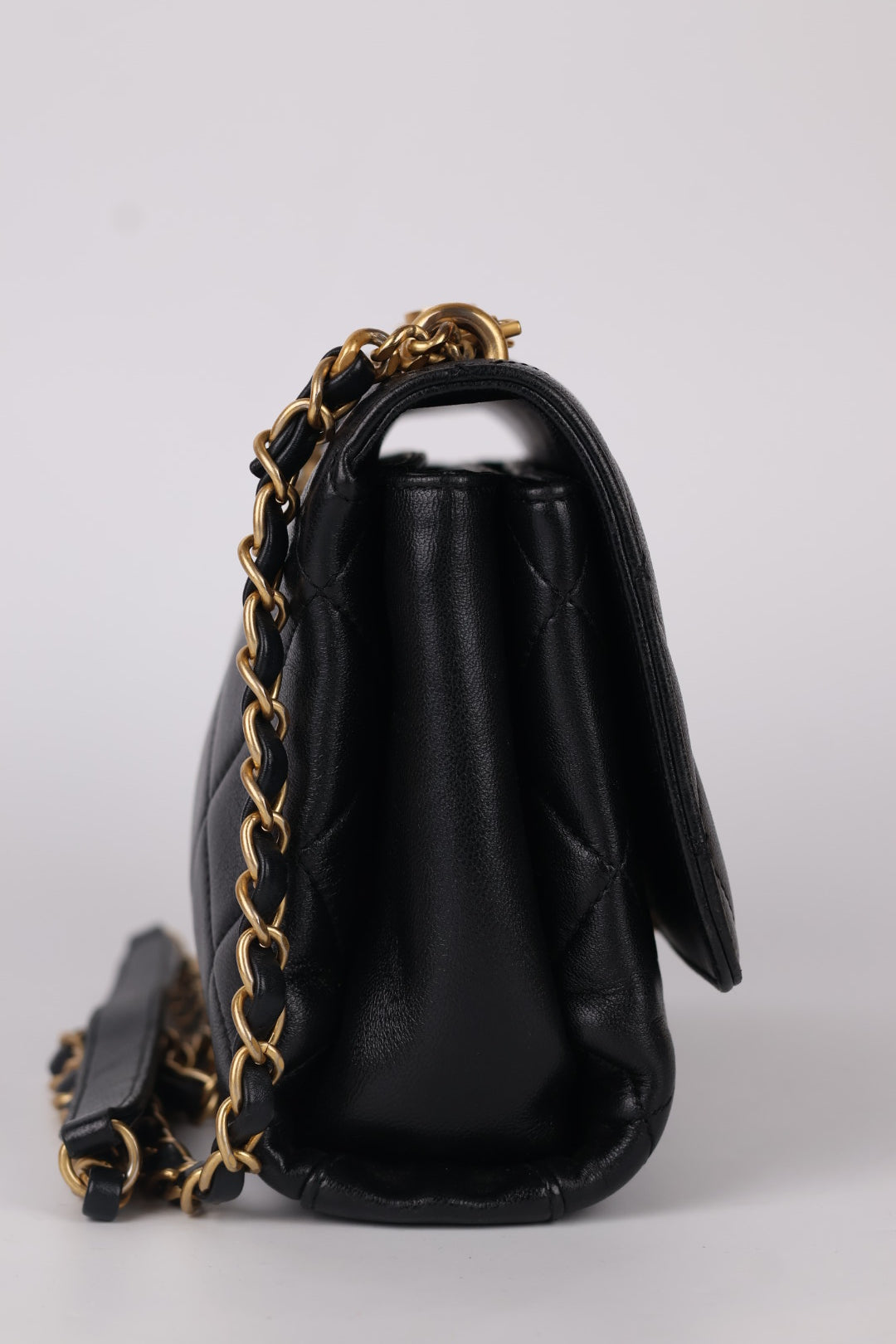 Chanel Classic Flap Crystal Lettering