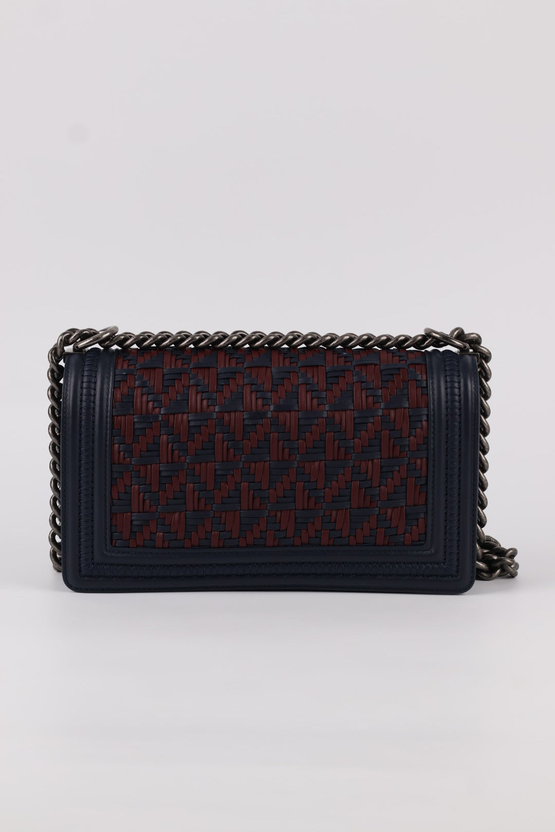 Chanel Boy in Pelle Intrecciata