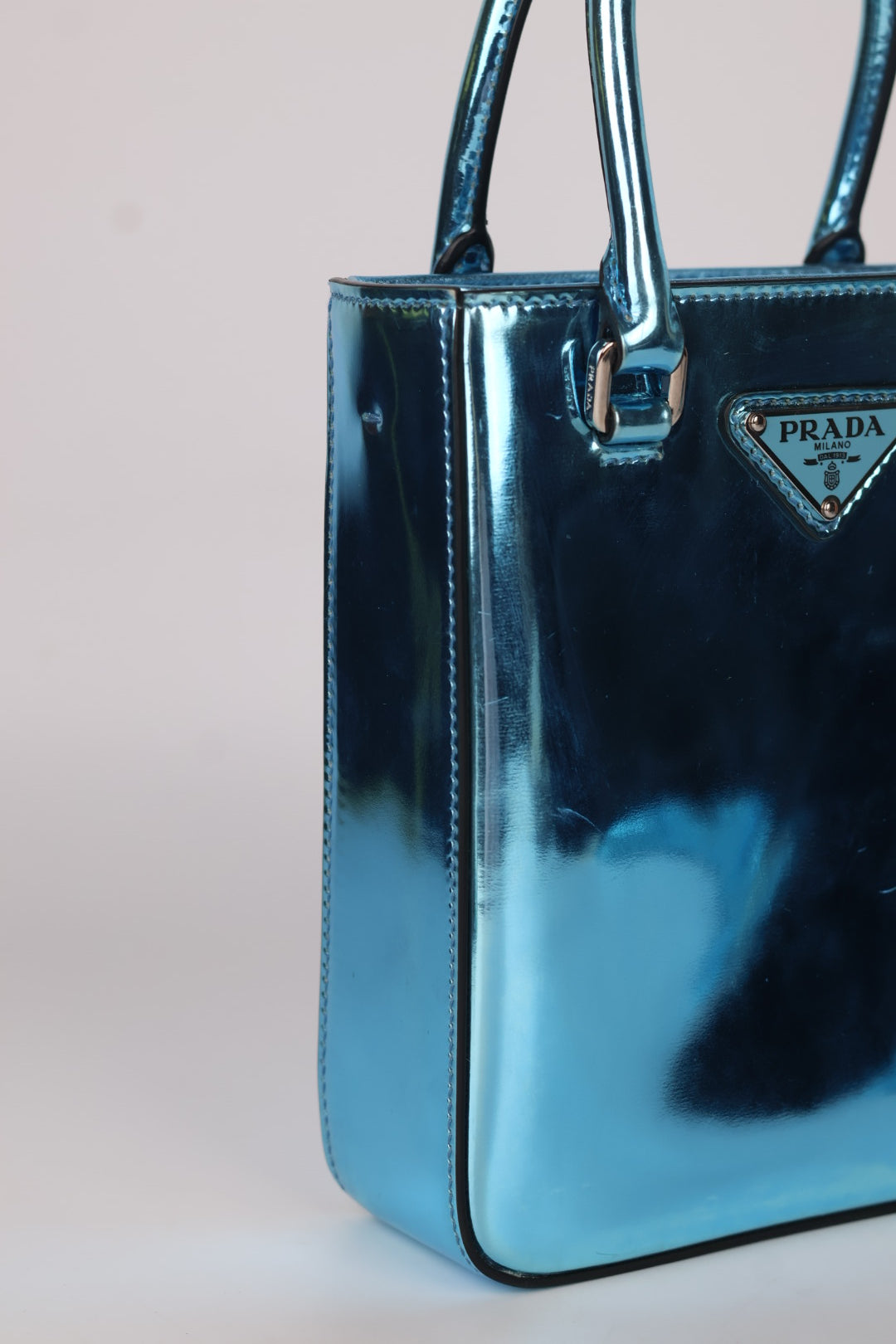 Prada Mini Tote Metallic