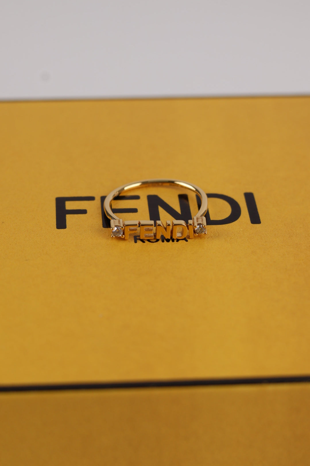 Fendi Anello Lettering