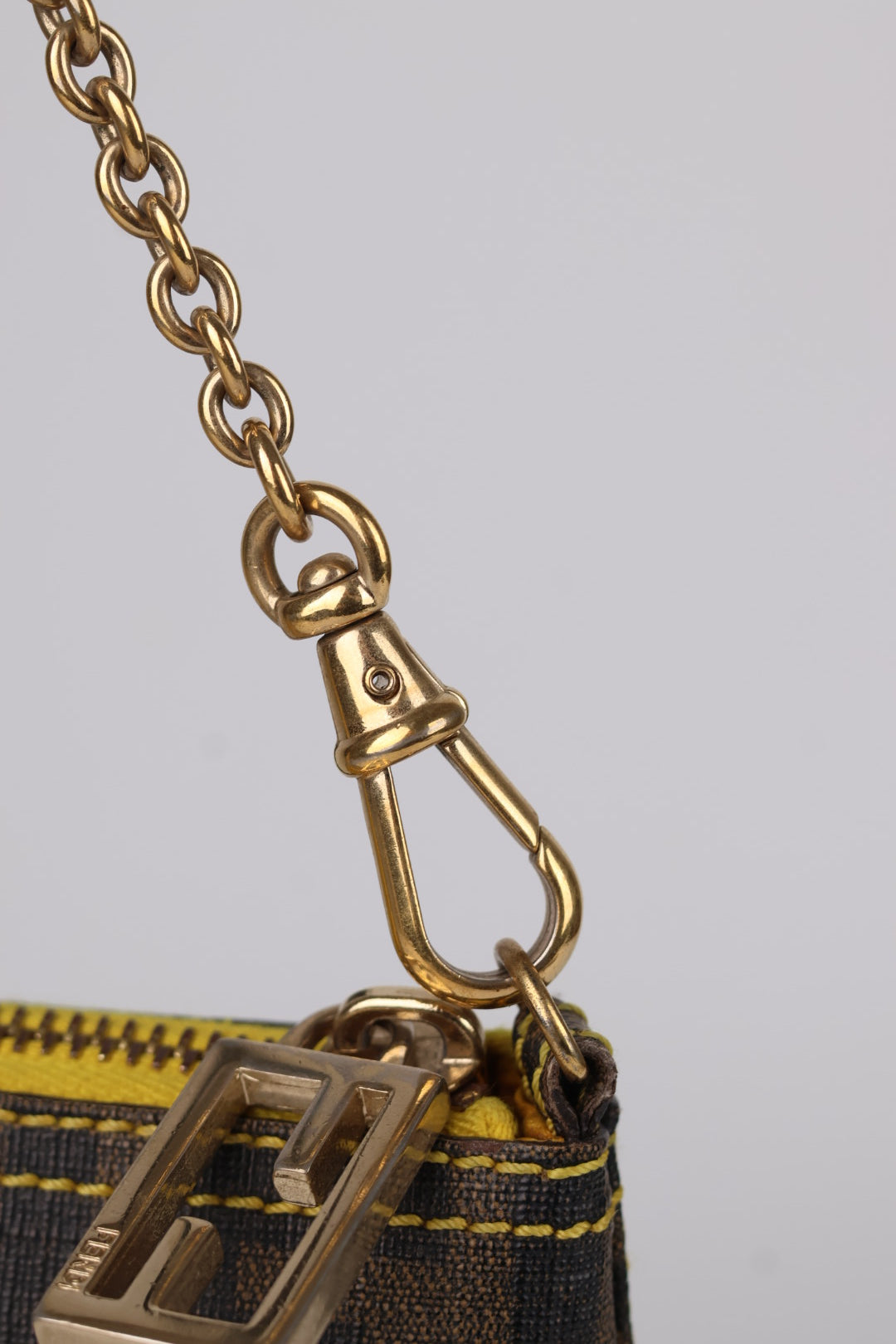 Fendi Chain Pochette FF Logo