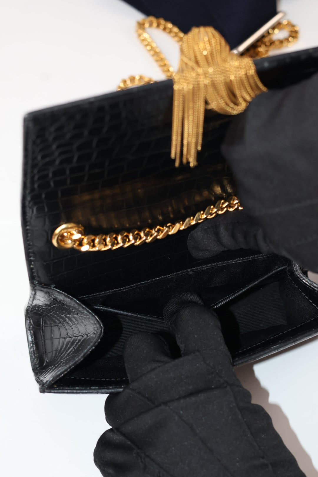 Saint Laurent Mini Kate Cocco