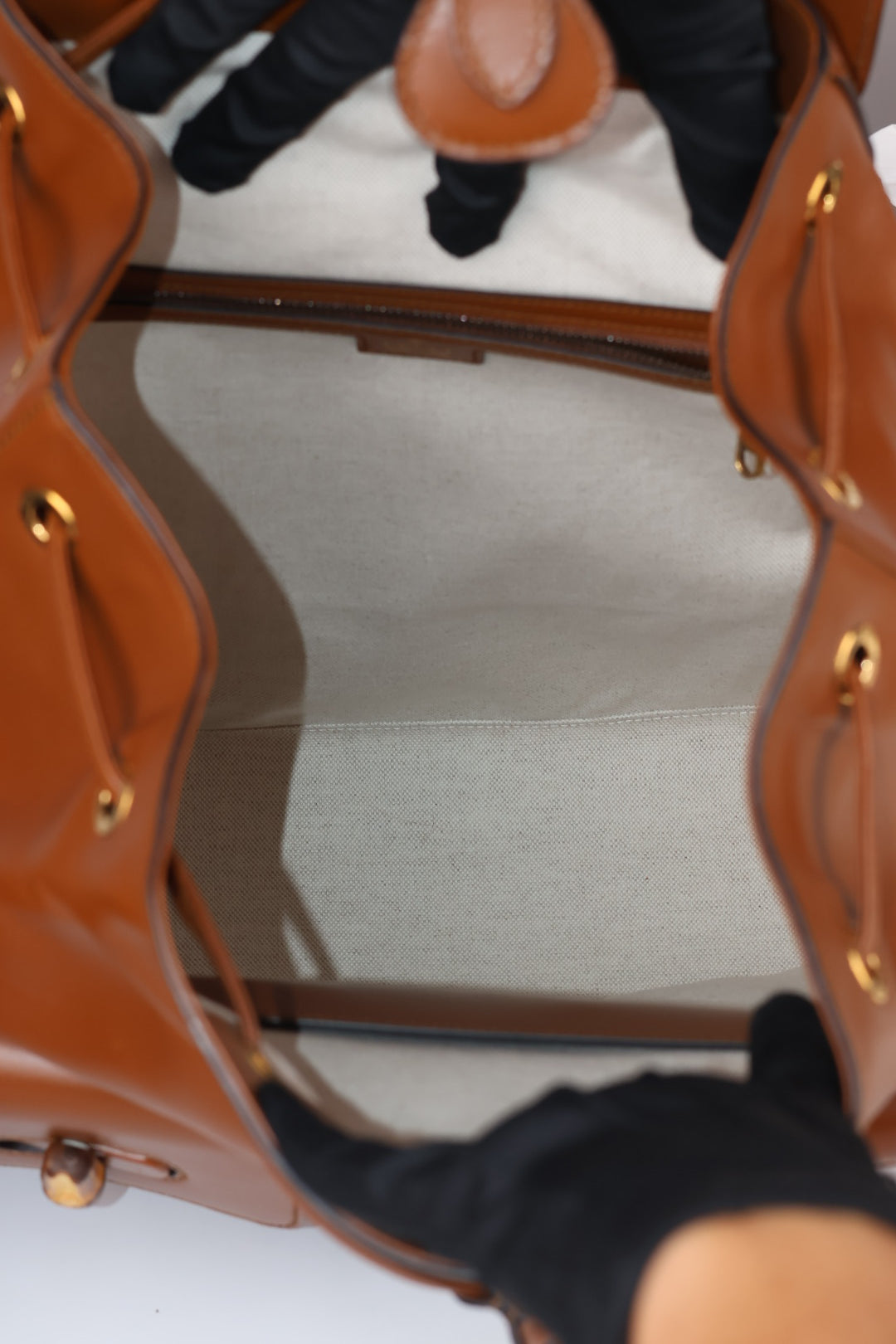 Gucci Zaino Bamboo in pelle