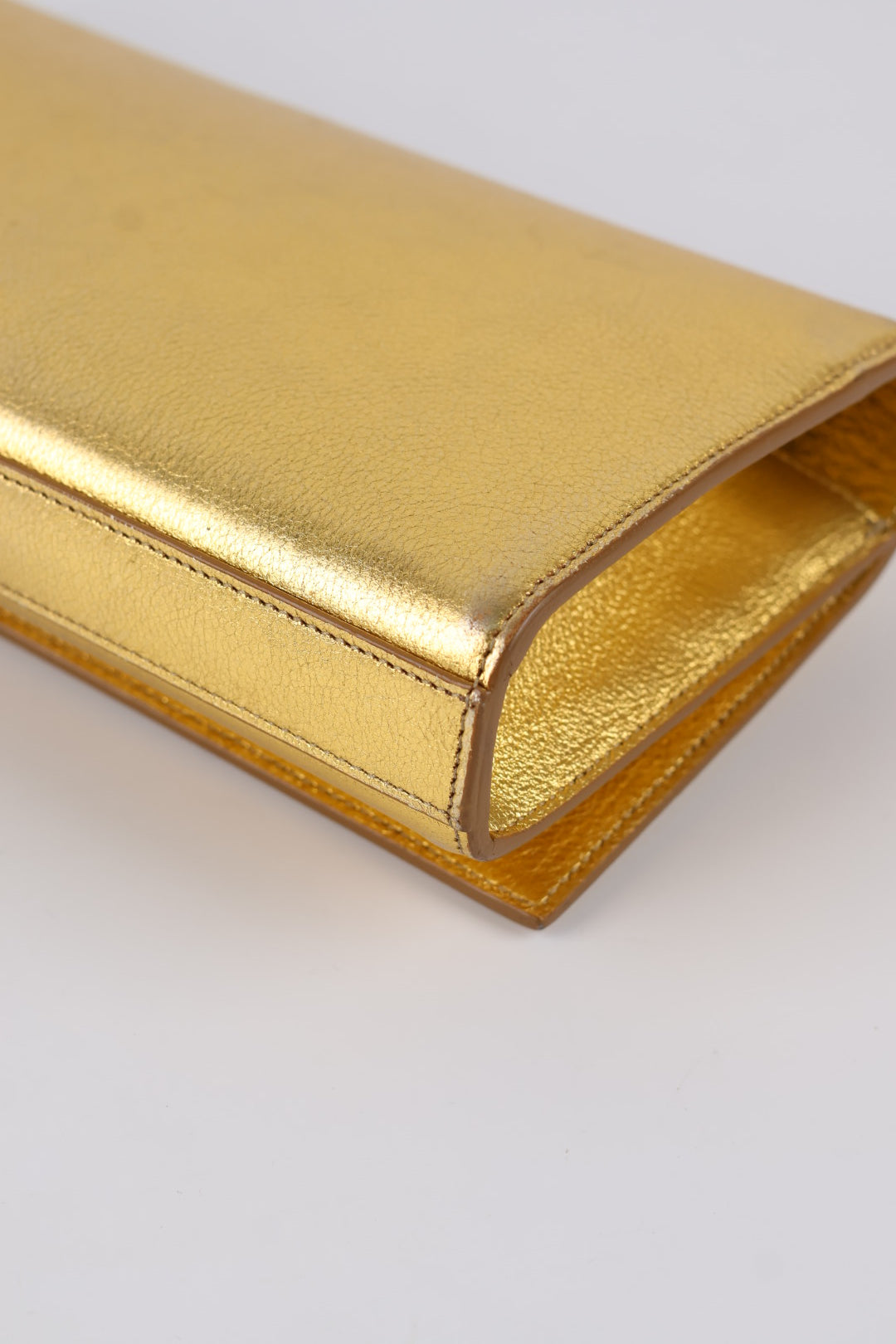 Saint Laurent Kate Clutch Gold