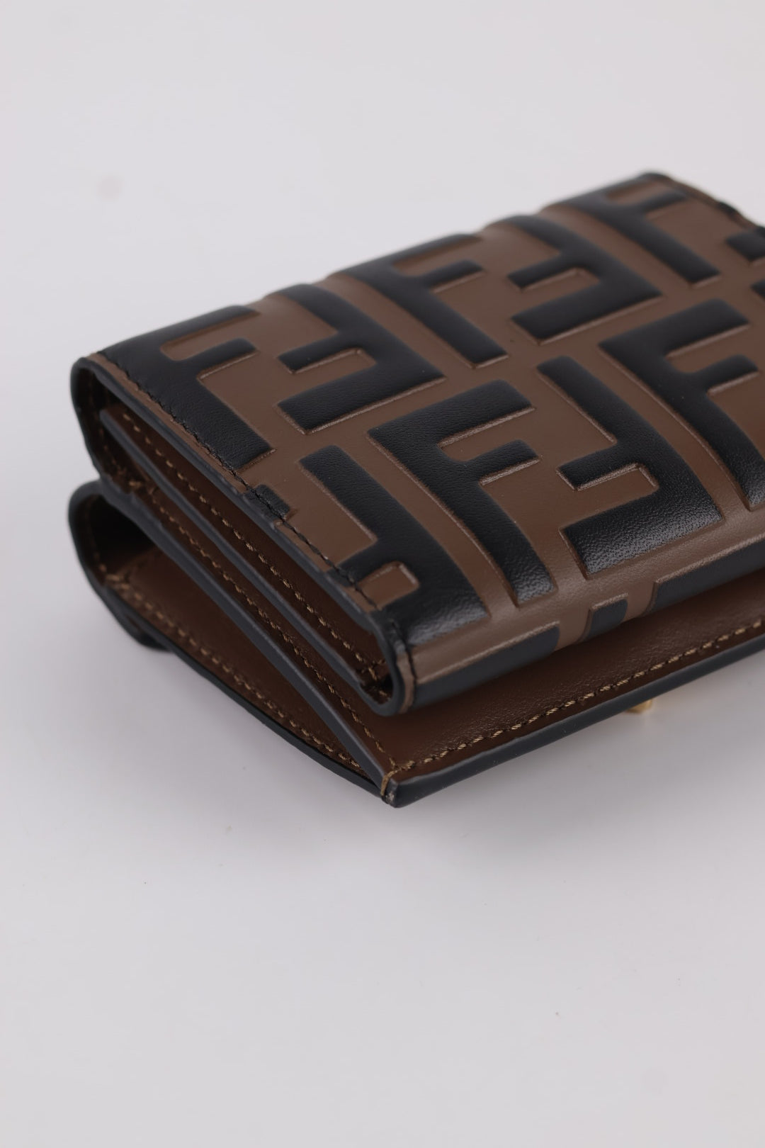 Fendi Portafoglio Compatto FF Diamonds