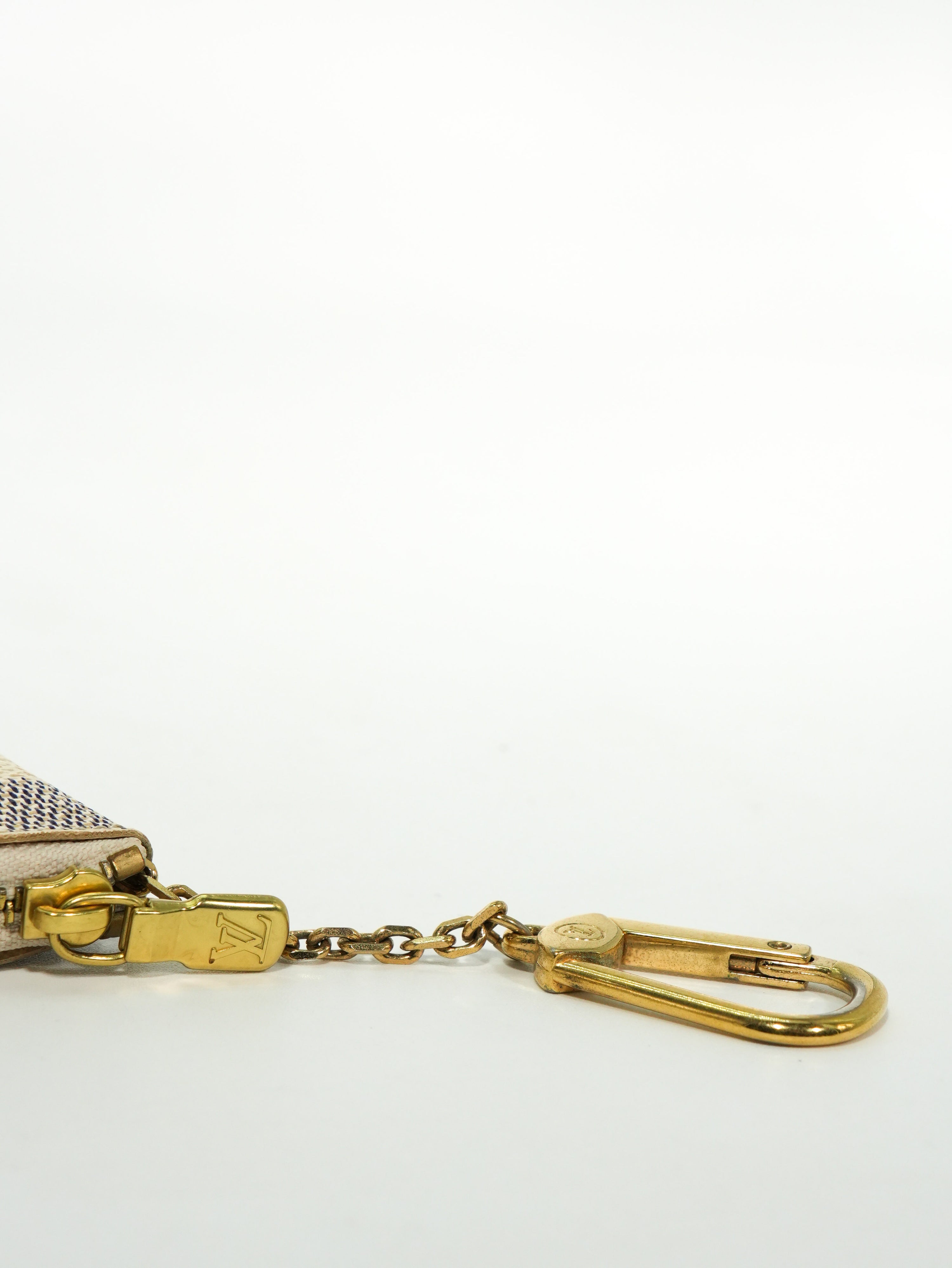 Louis Vuitton Key Pouch Damier Azur