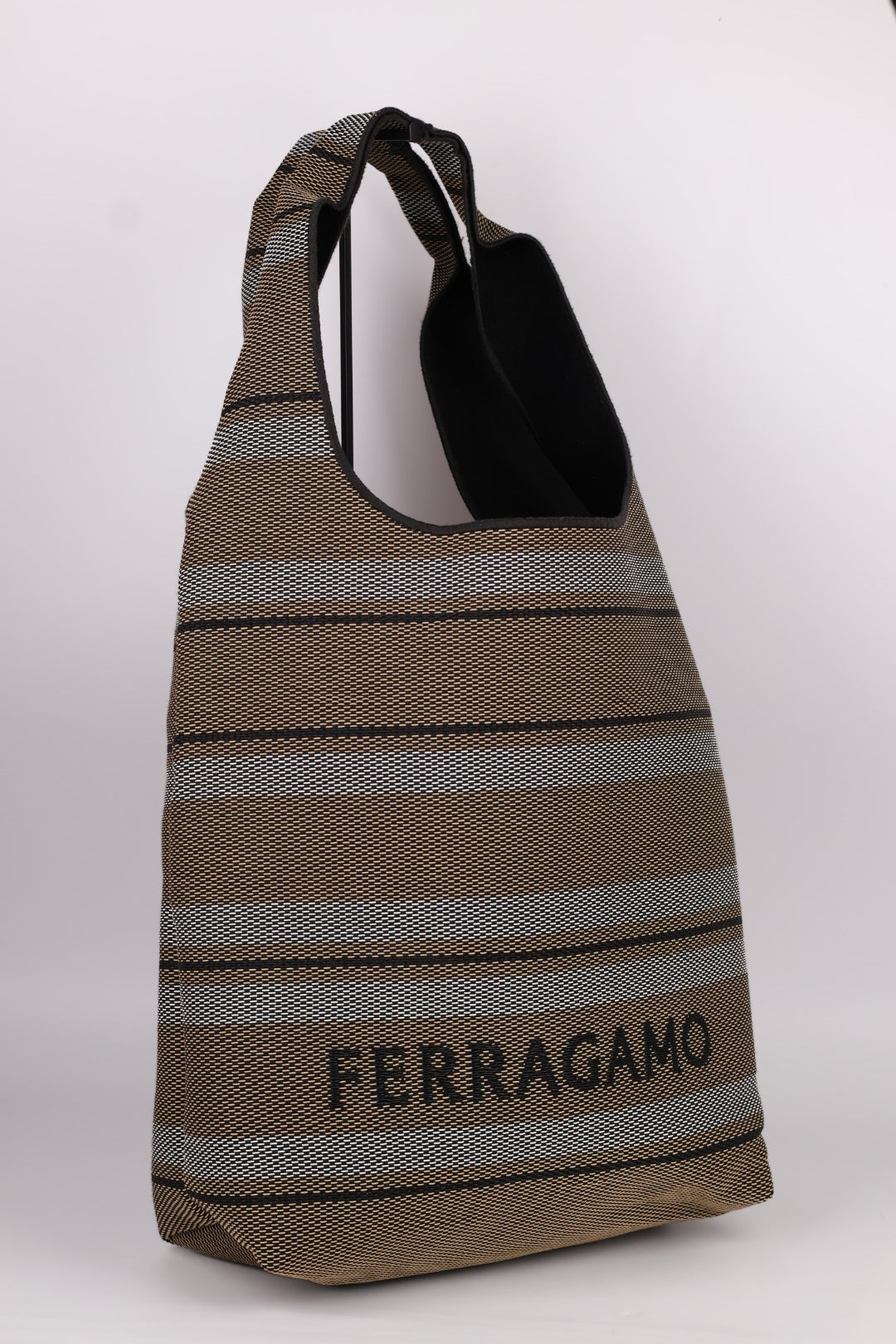 Ferragamo Tote Canvas Large