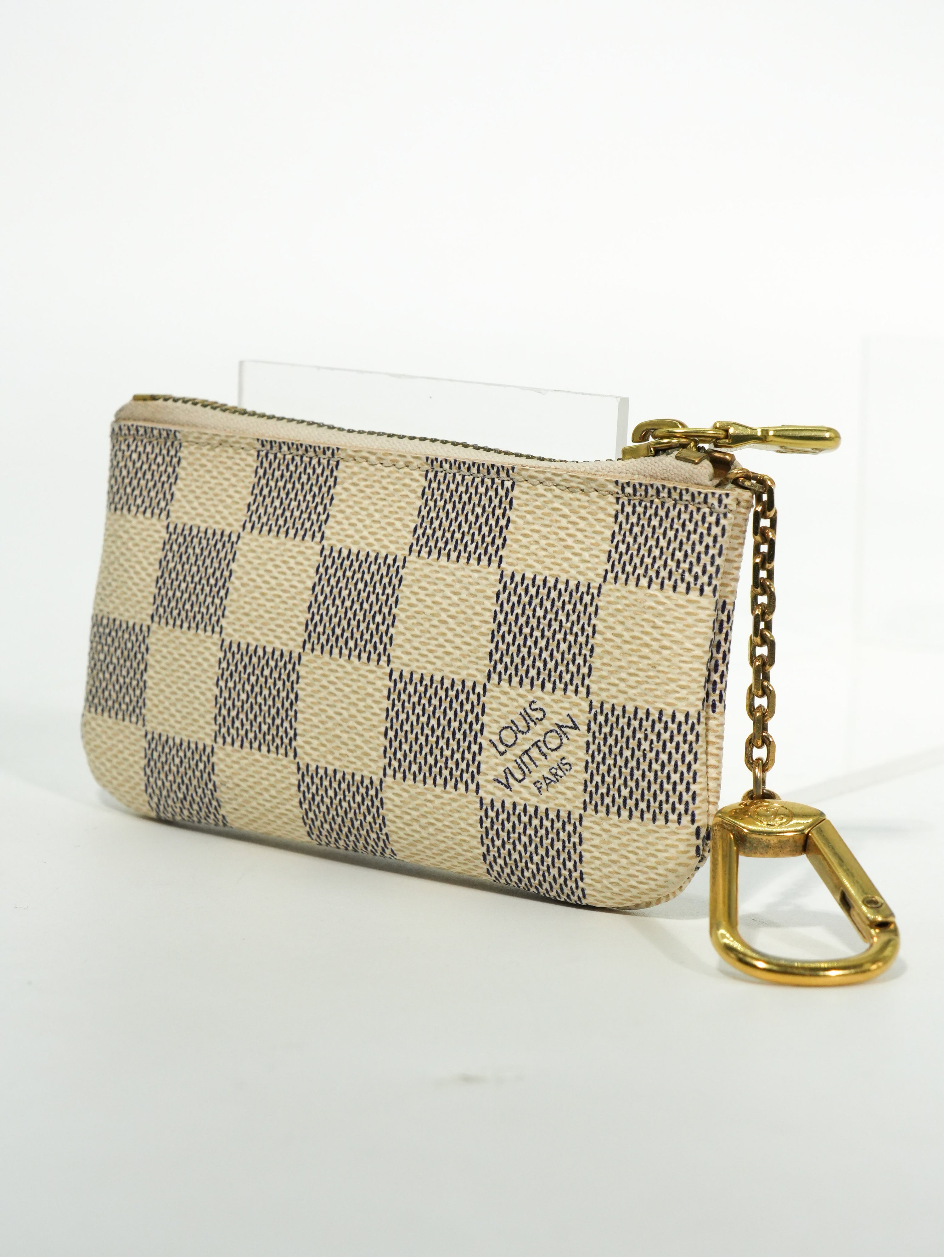 Louis Vuitton Key Pouch Damier Azur