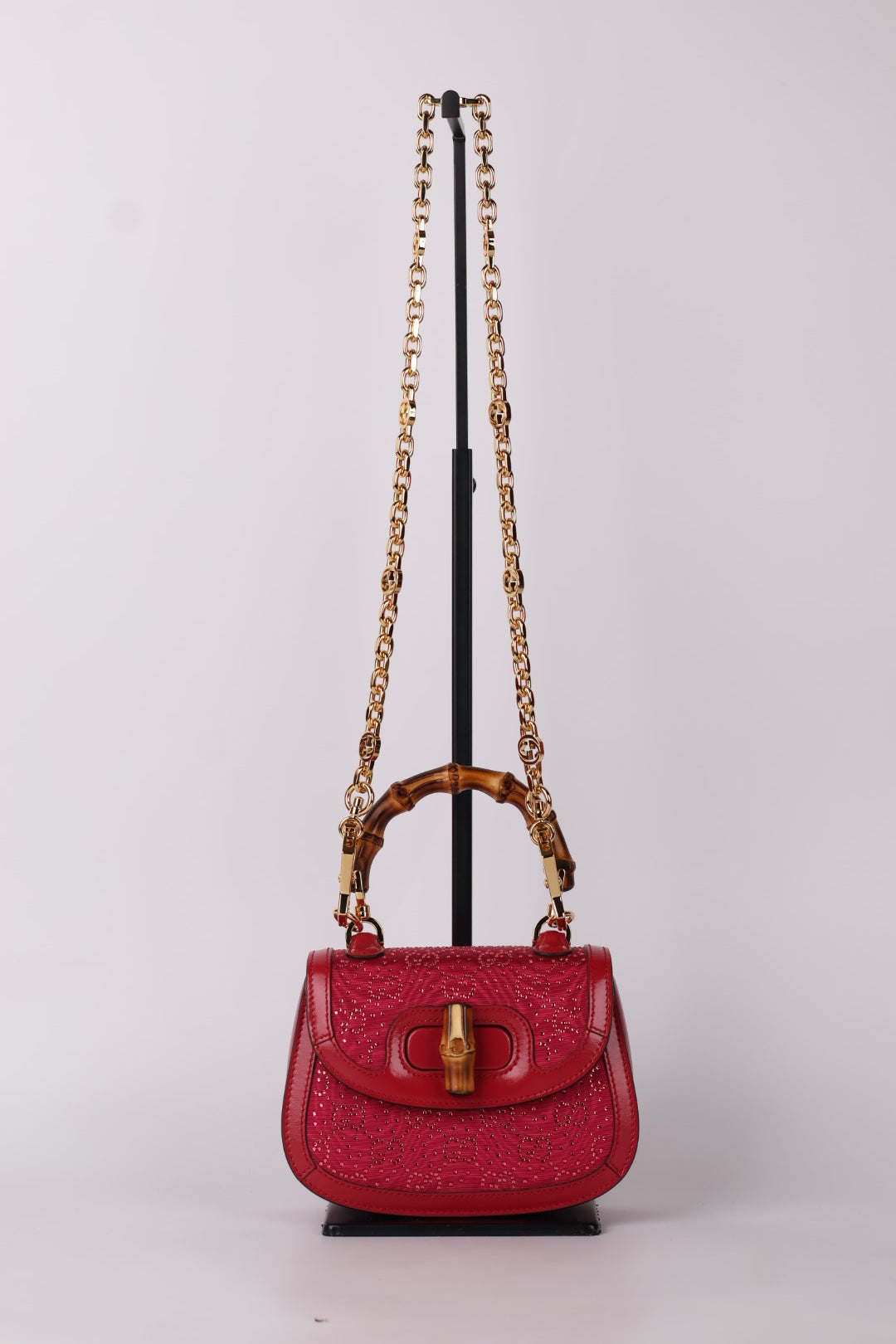 Gucci Mini Bamboo Crystal
