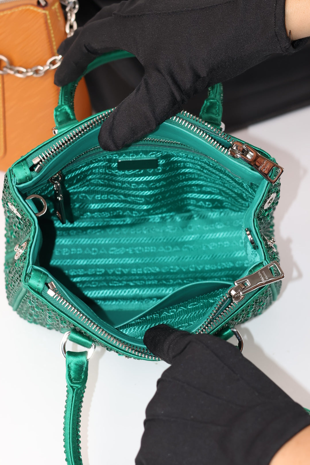 Prada Mini Galleria Crystal