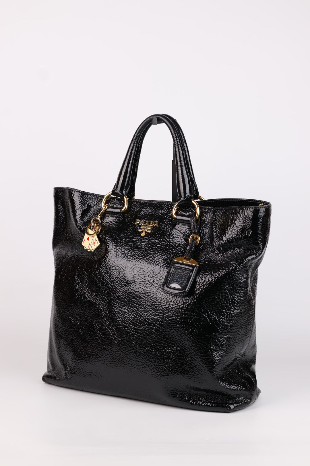 Prada Tote in Pelle Verniciata