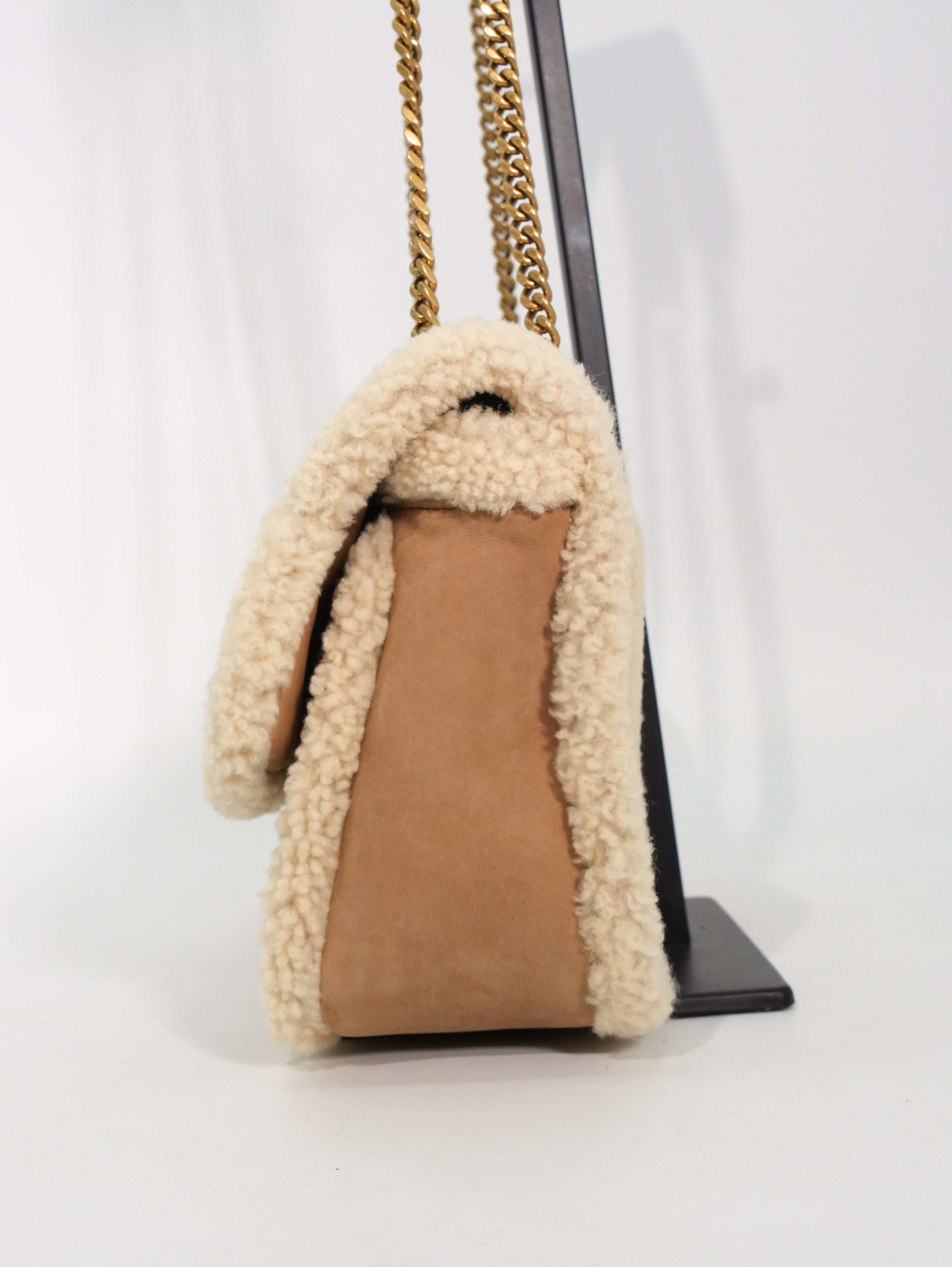 Saint Laurent Niki Baby Shearling