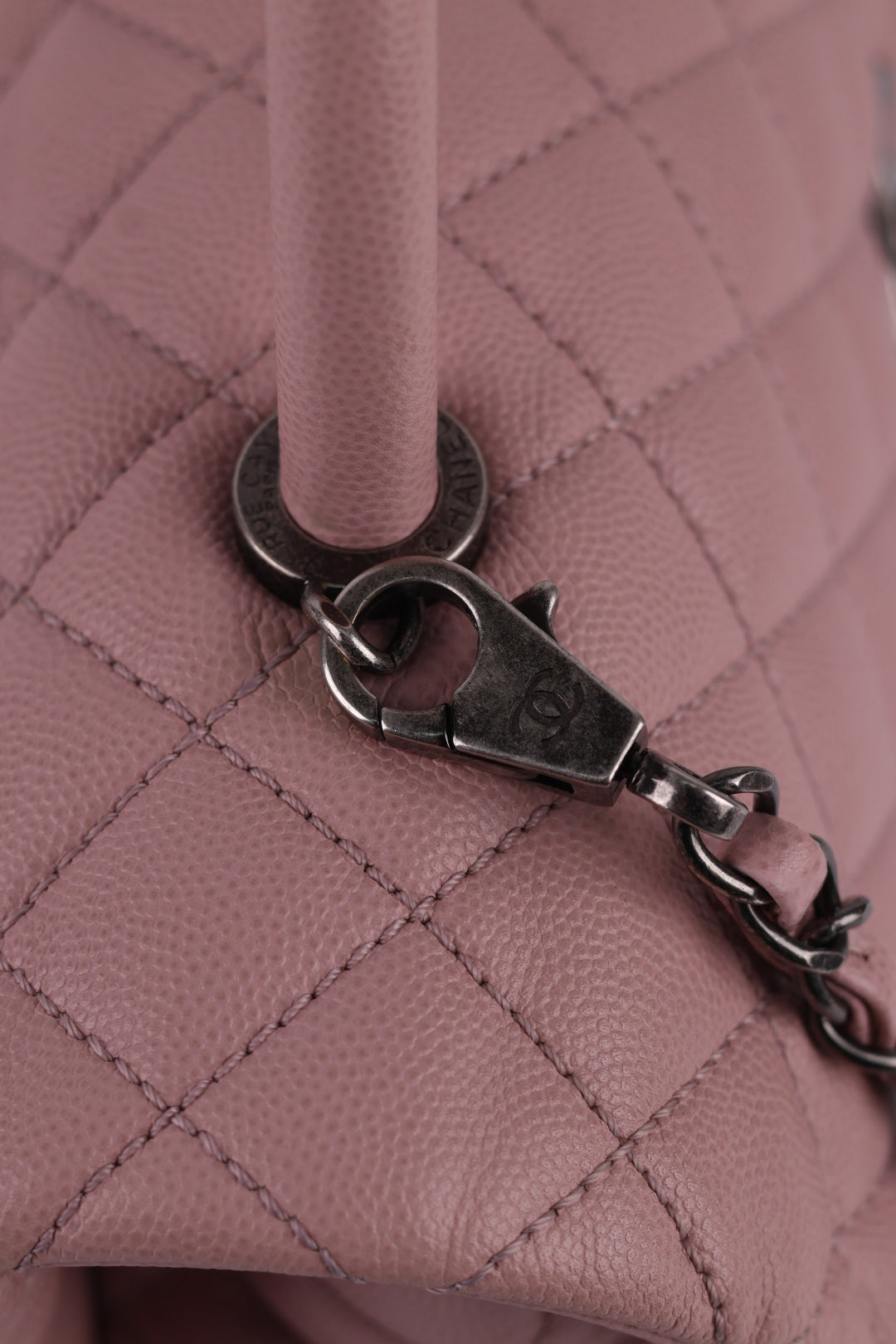 Chanel Coco Handle Media Caviar