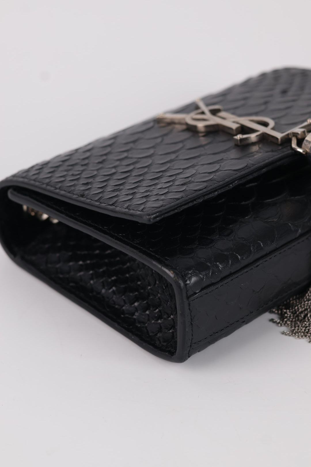 Saint Laurent Kate Mini Pitone con Nappa