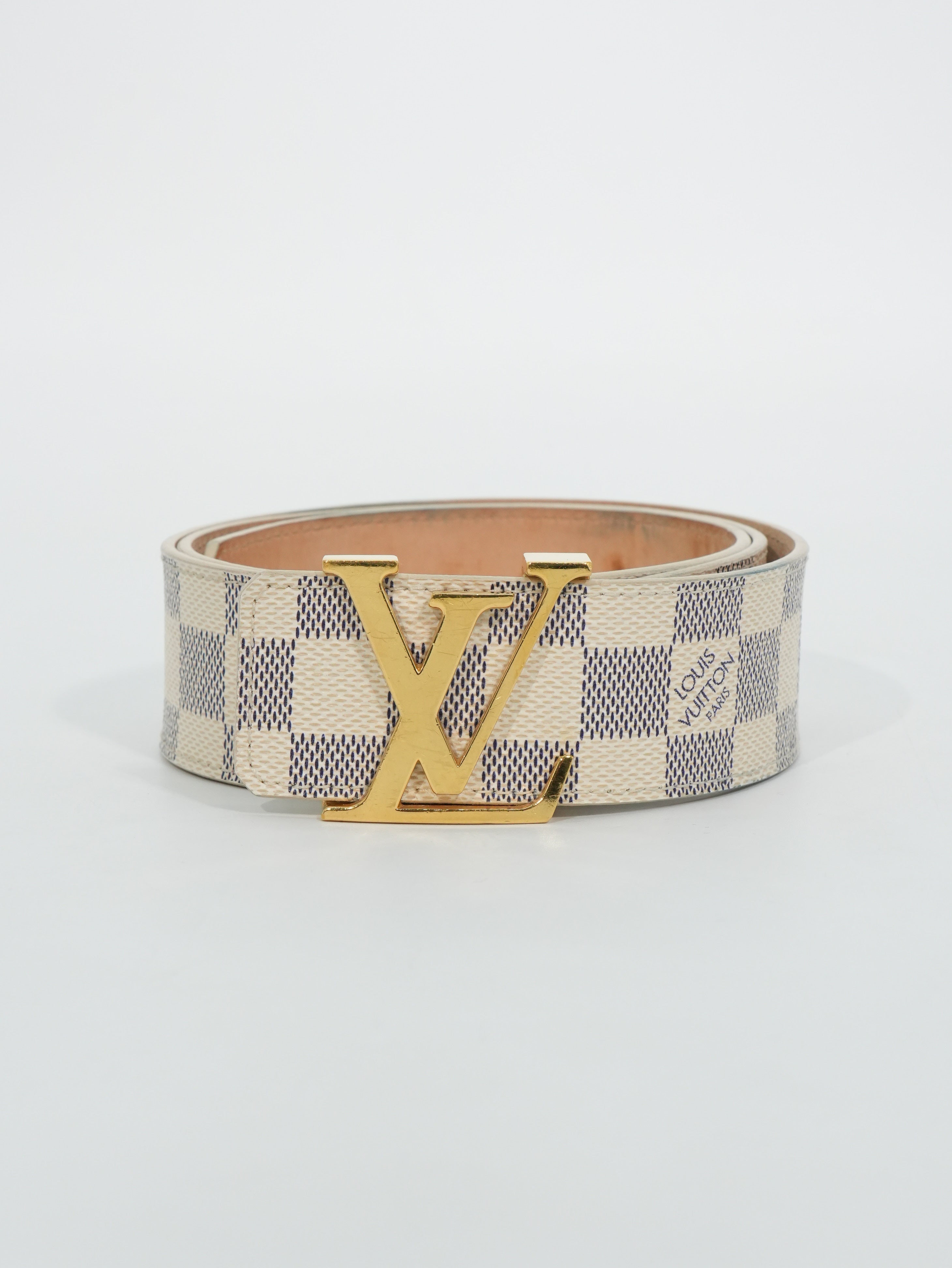 Louis Vuitton Cintura Initiales Damier Azur