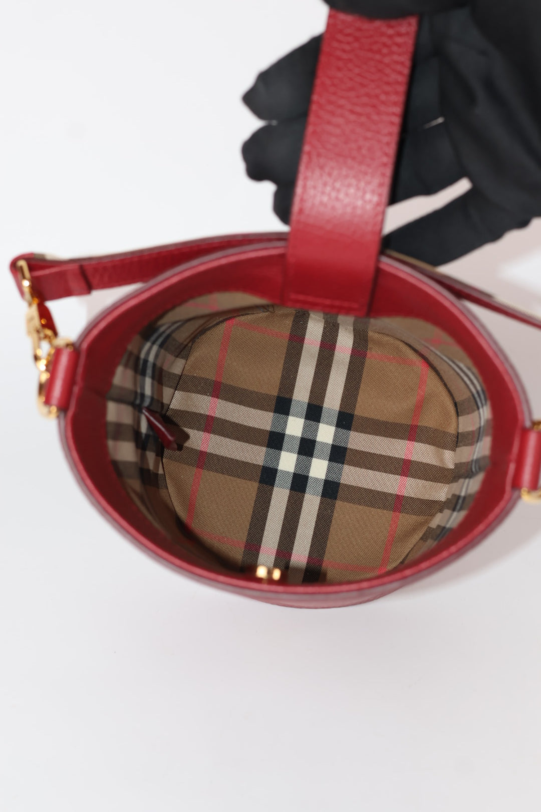 Burberry Bucket in Pelle