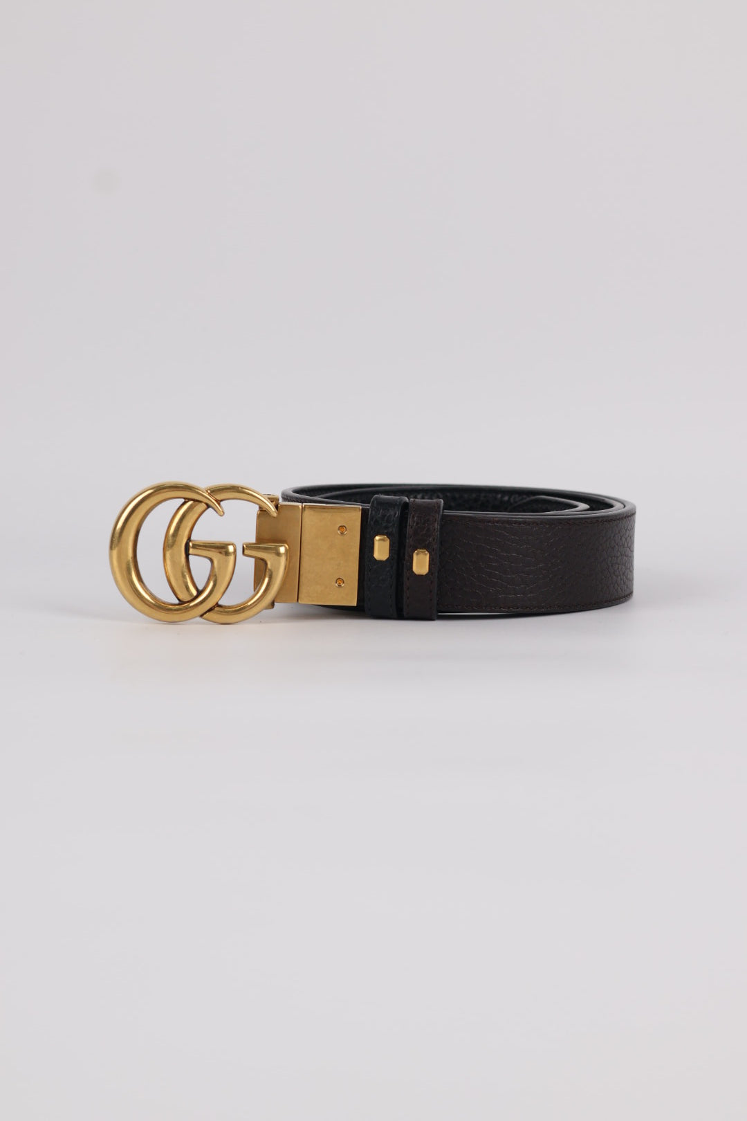 Gucci Cintura Marmont 3cm in Pelle Reversibile