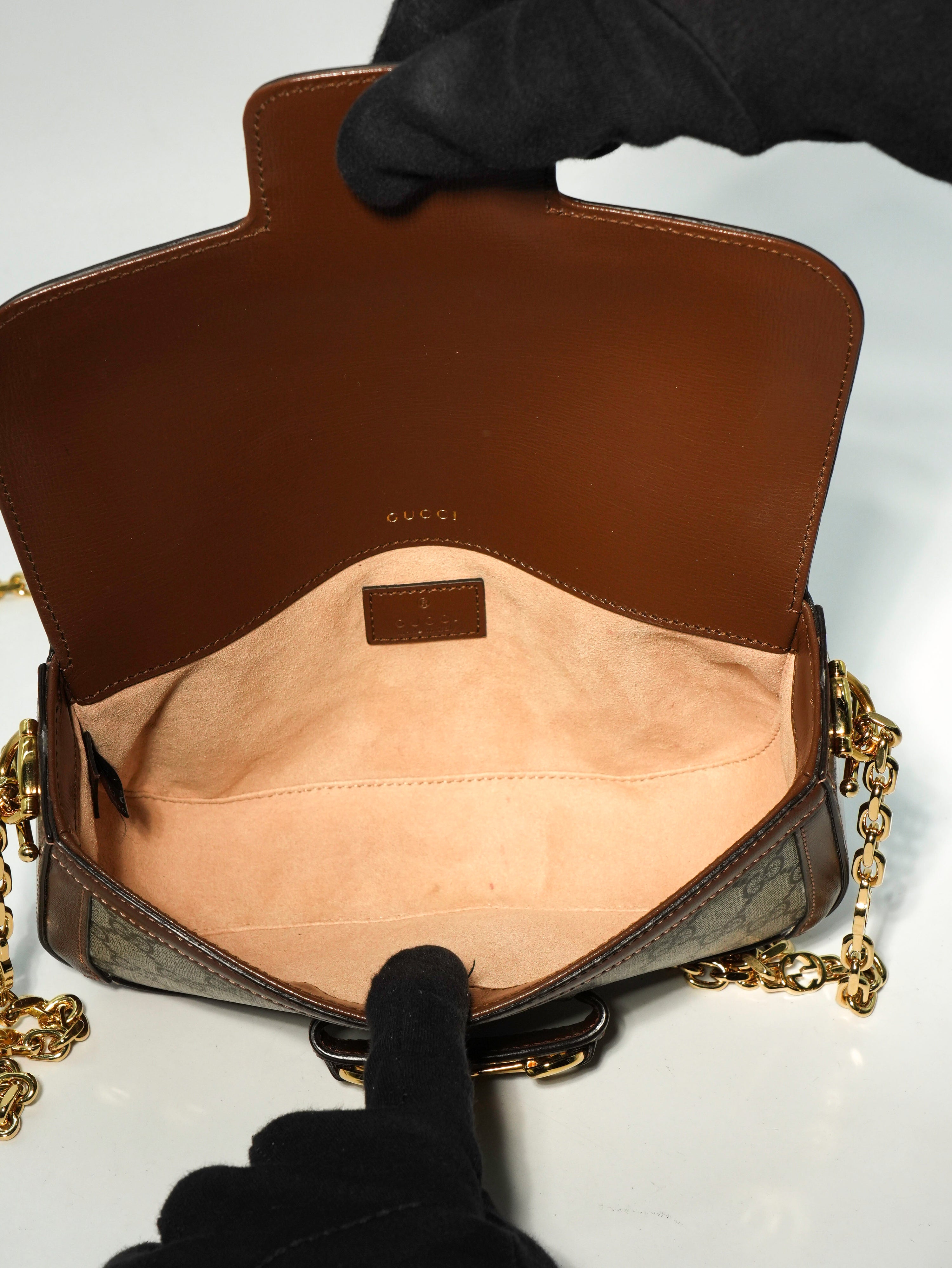 Gucci Horsebit East-West GG Supreme