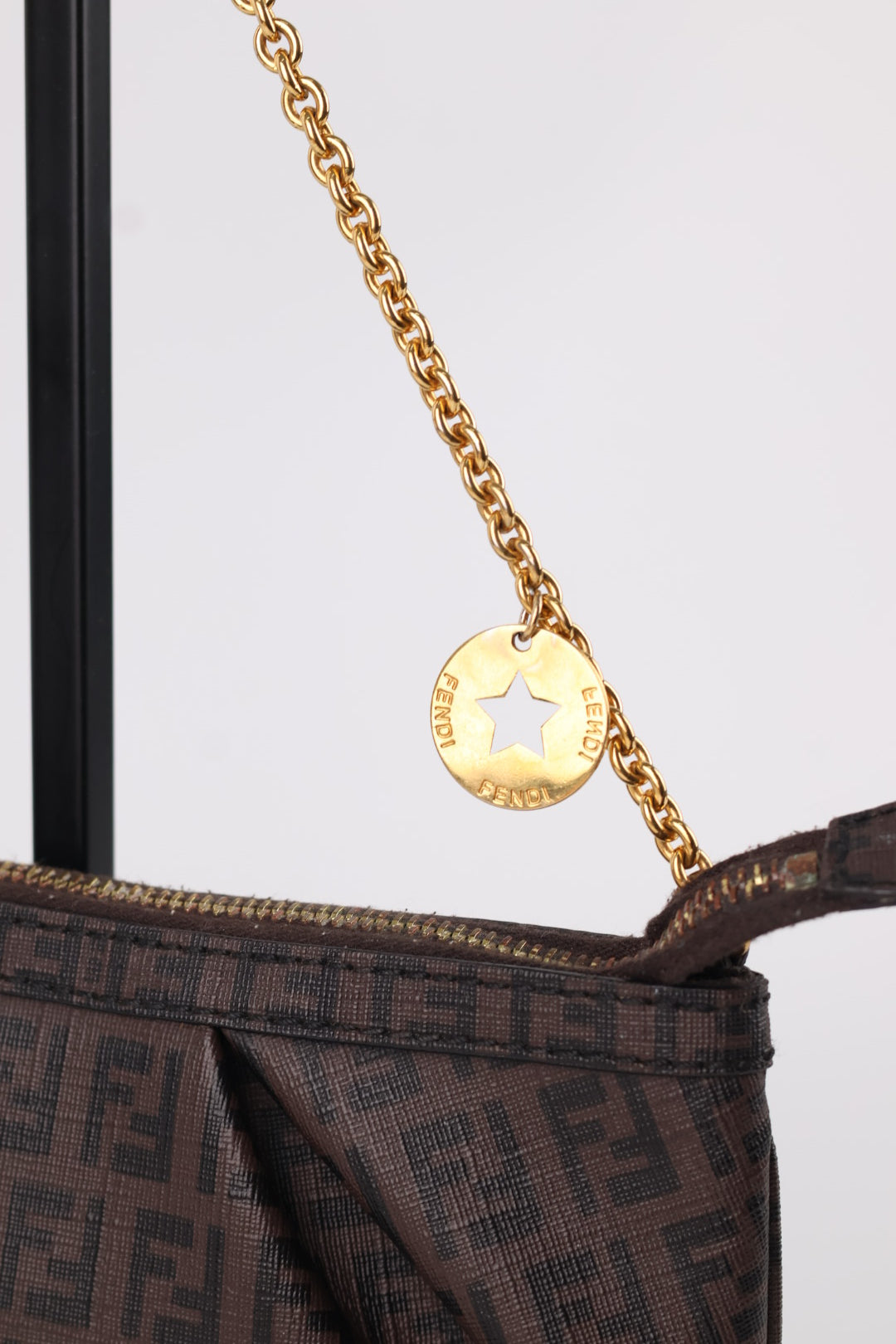 Fendi Chain Pochette FF Logo