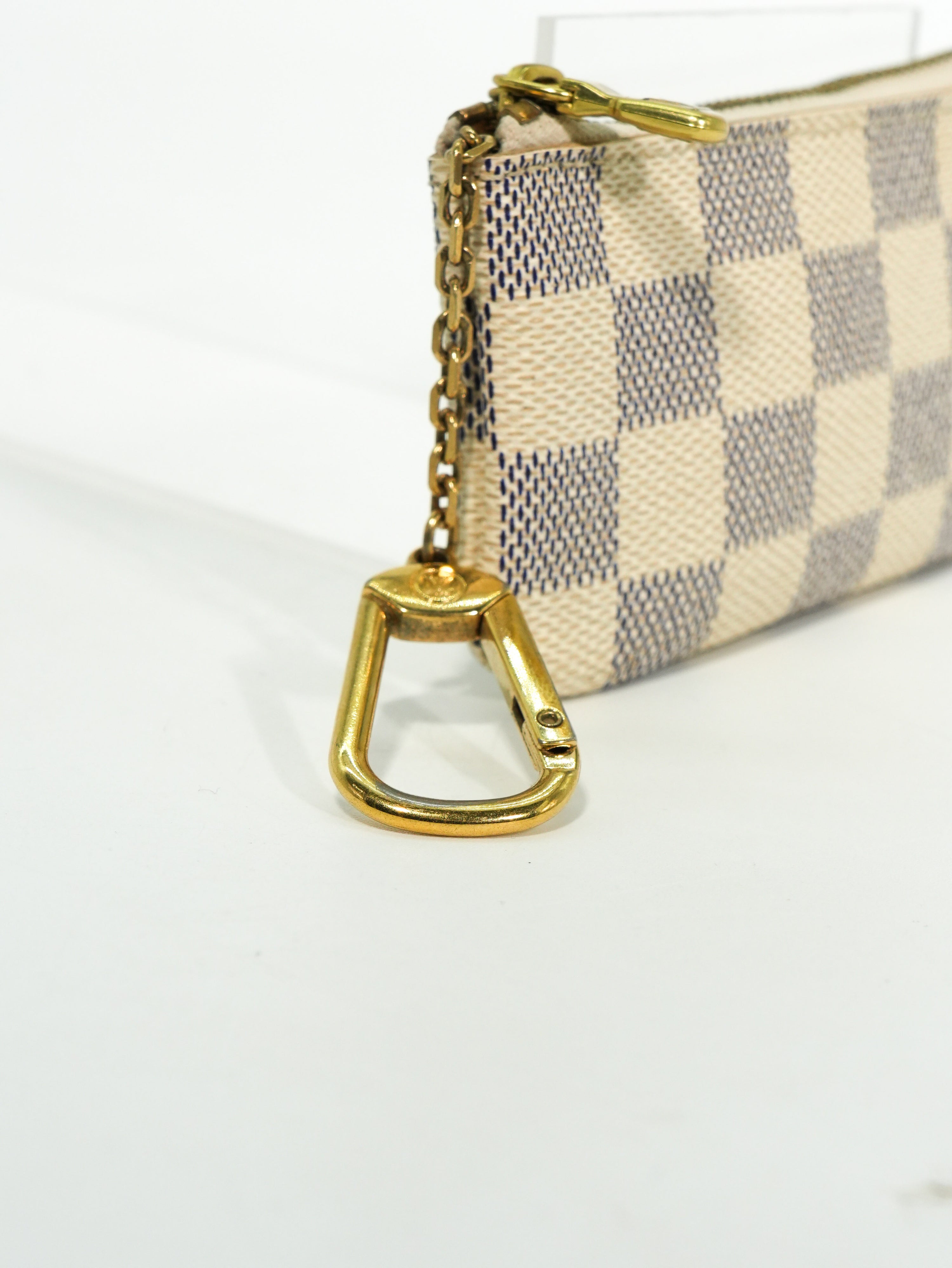 Louis Vuitton Key Pouch Damier Azur