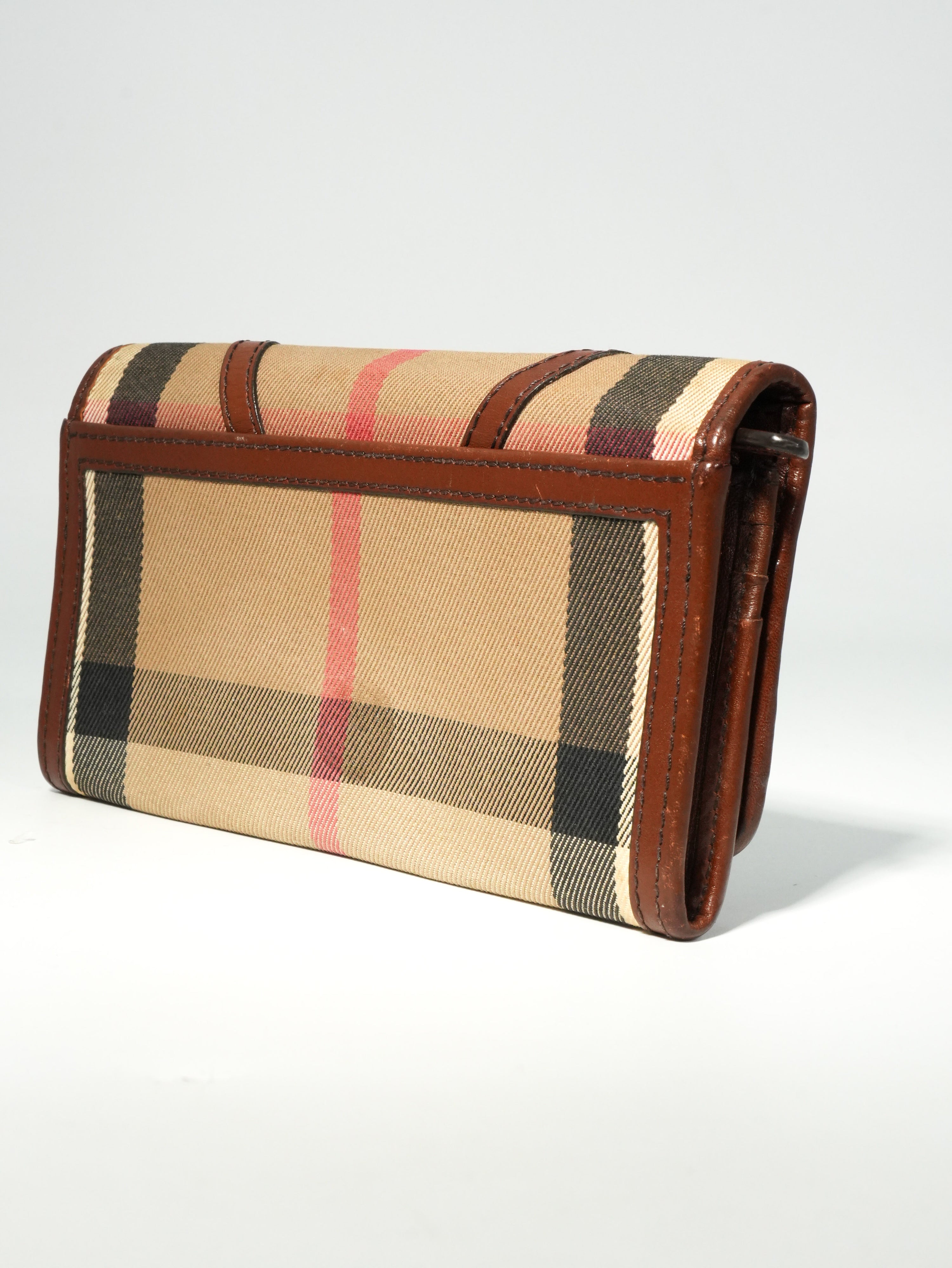 Burberry Portafoglio Lungo Check