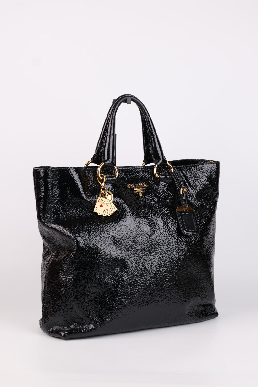 Prada Tote in Pelle Verniciata