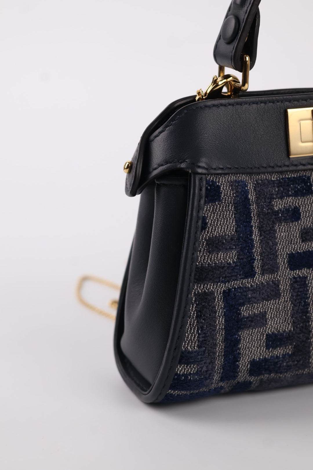Fendi Nano Peekaboo FF Logo