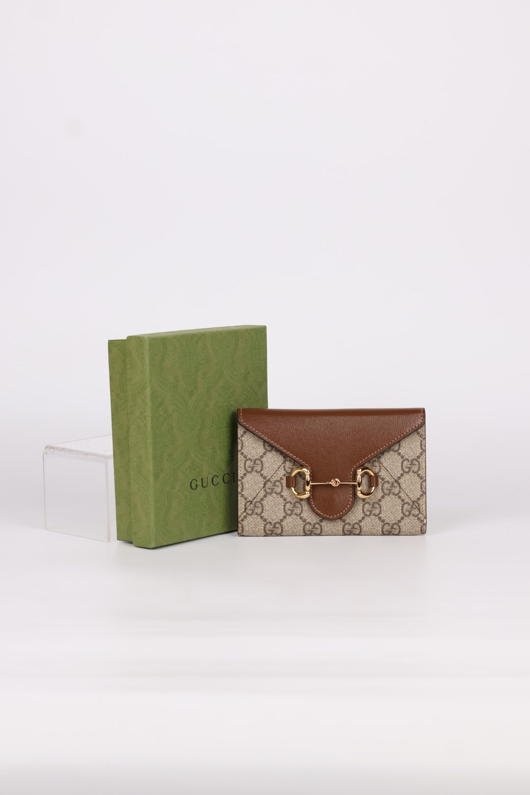Gucci Portadocumenti piccolo Horsebit GG Supreme