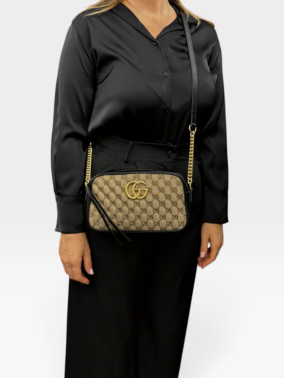 Gucci Marmont Camera Bag GG Wave