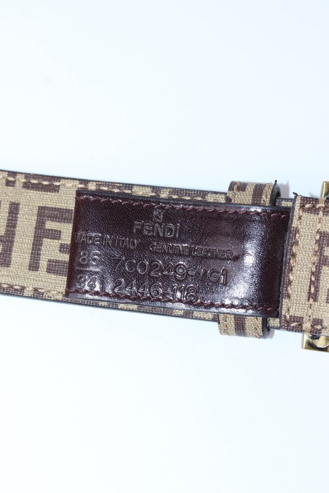 Fendi Cintura FF Logo