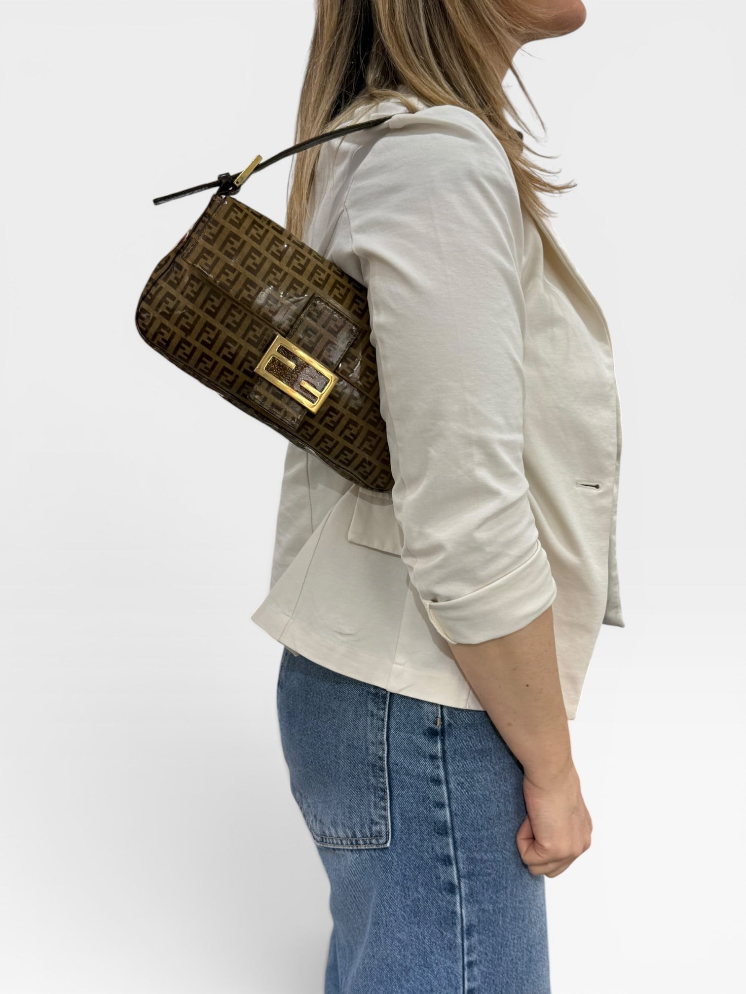 Fendi Baguette Crystal FF