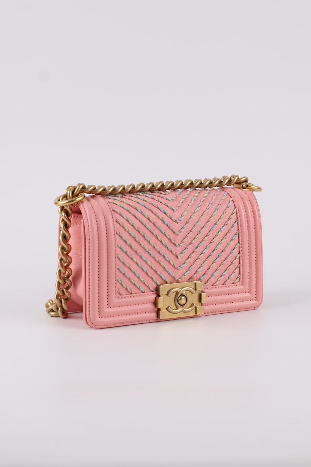 Chanel Boy Small in Pelle