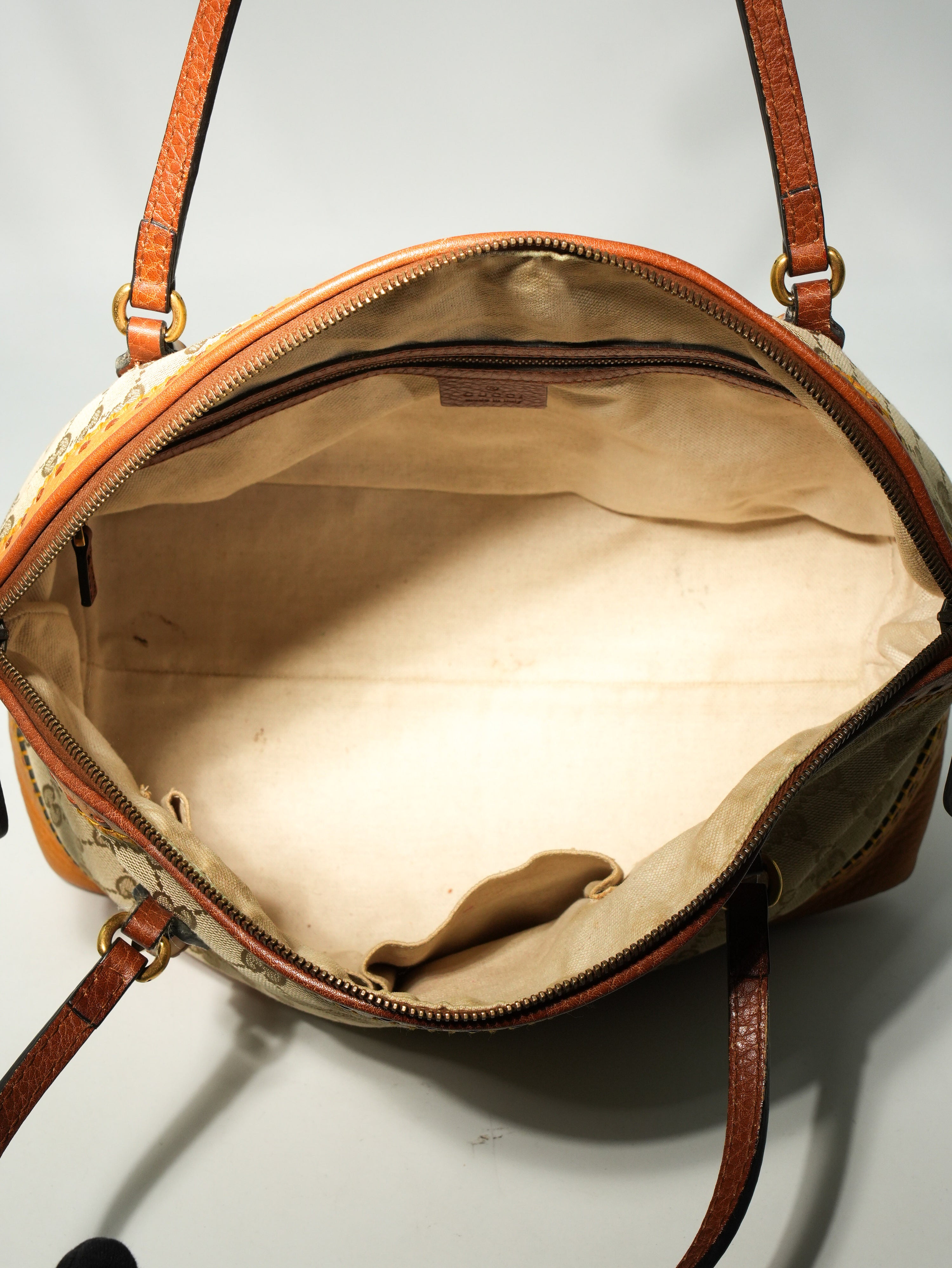 Gucci Tote Bamboo GG Wave