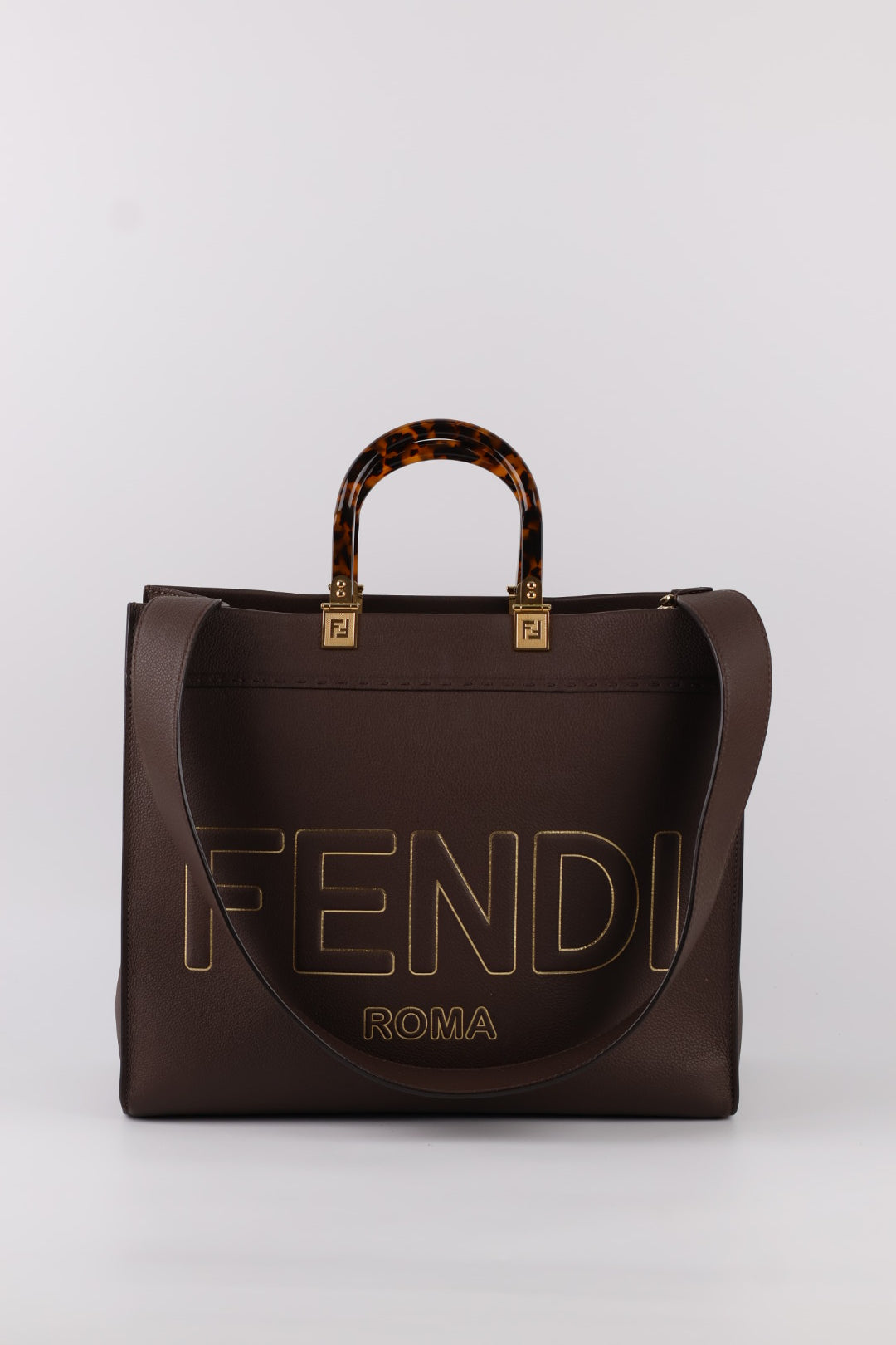 Fendi Sunshine Media in Pelle