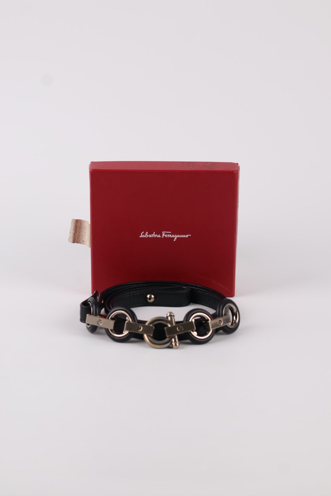 Ferragamo Cintura sottile Gancini