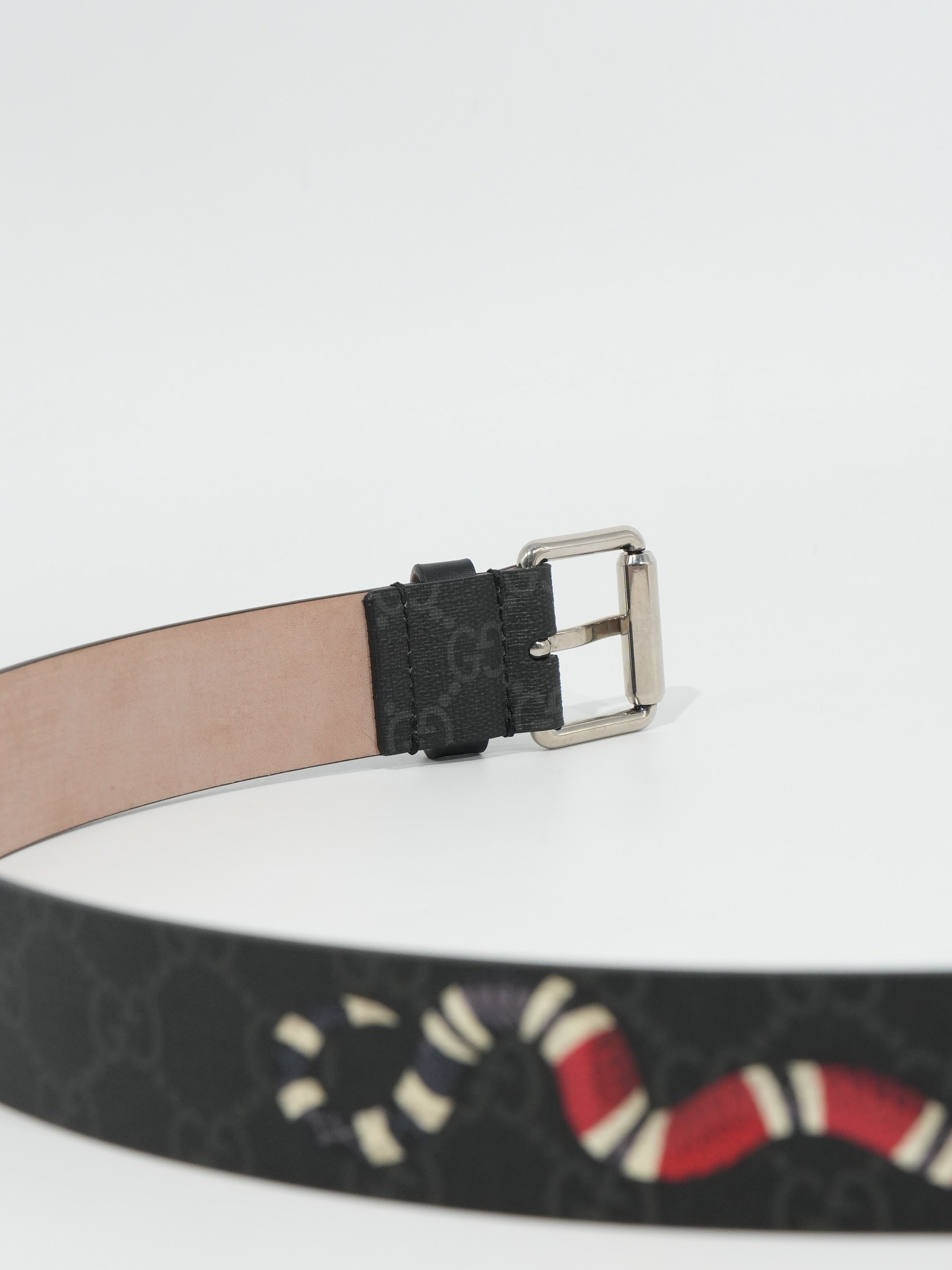 Gucci Cintura Kingsnake GG Supreme