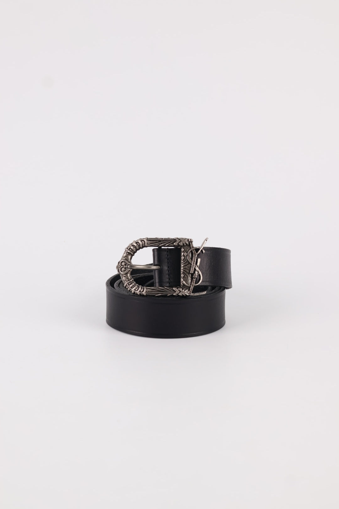 Saint Laurent Cintura Cassandre in Pelle