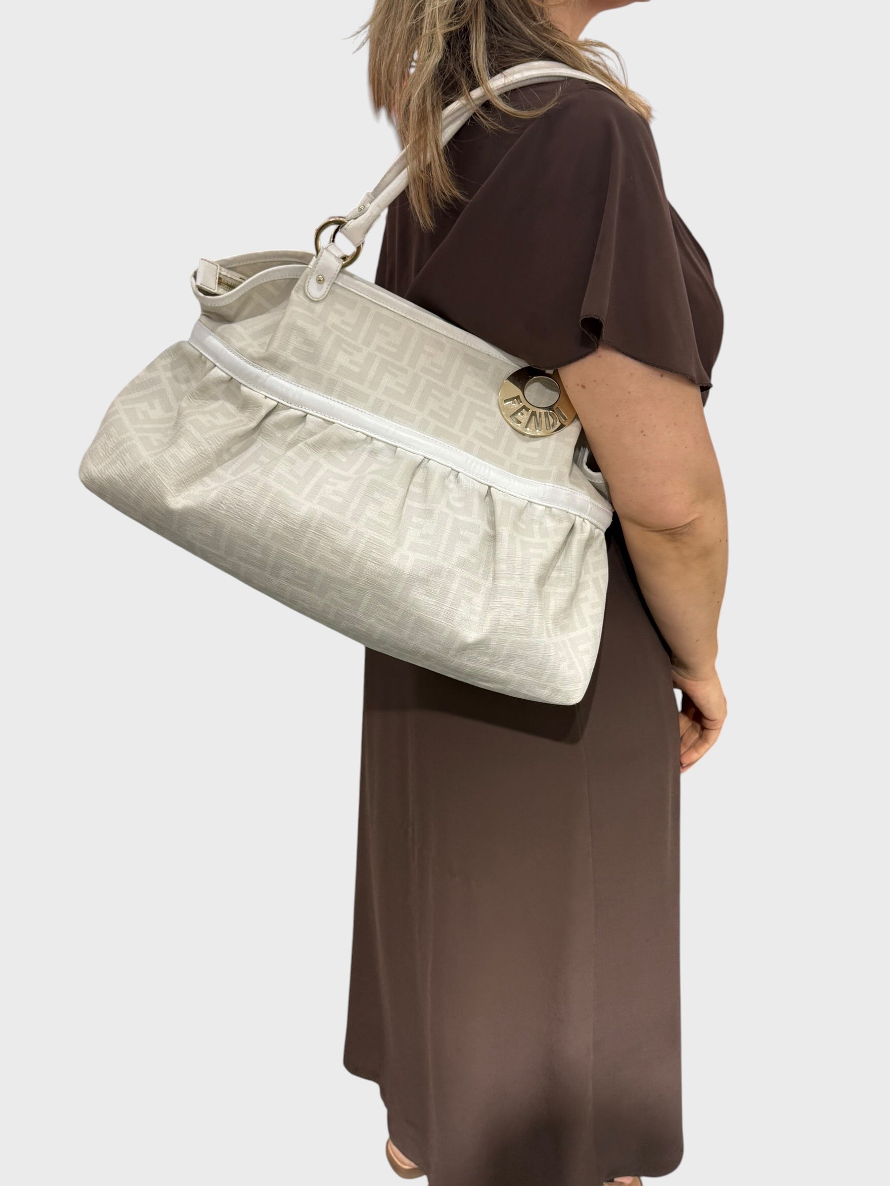 Fendi Tote Chef FF Logo