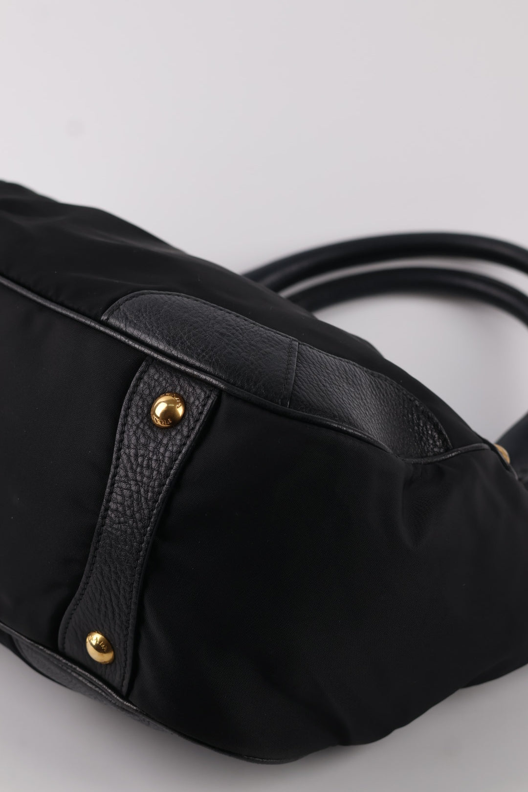 Prada Tote a spalla Nylon e Pelle