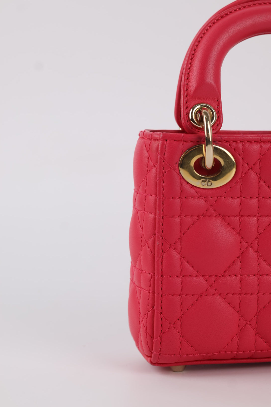 Lady Dior Micro in Pelle