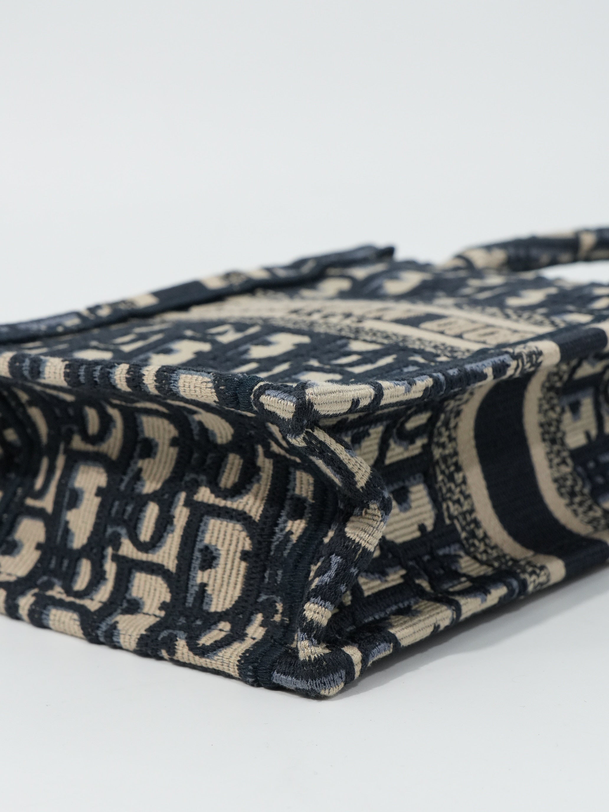 Dior Mini Book Tote in Jacquard Oblique