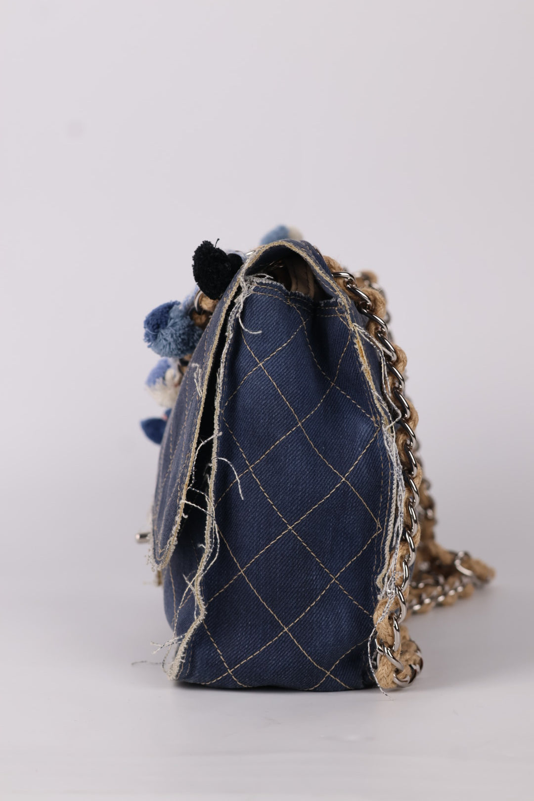 Chanel Timeless Pom Pom Denim Paris-Dubai