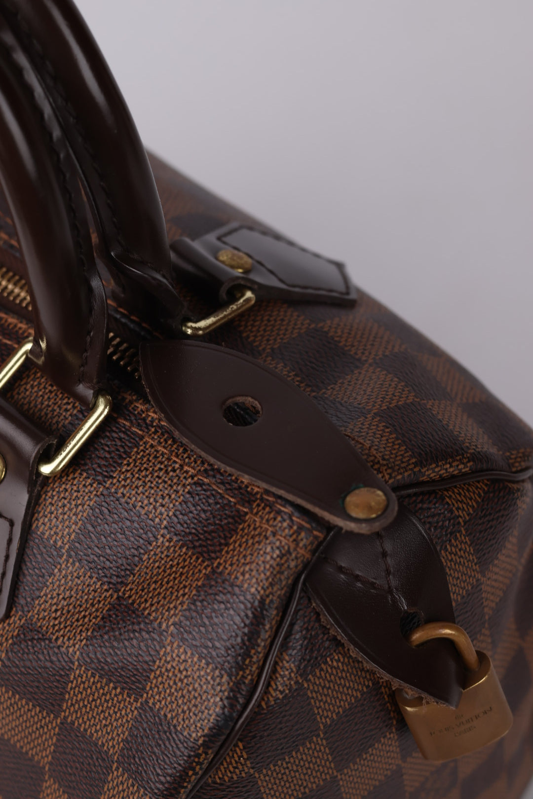 Louis Vuitton Speedy 25 Damier Ébène con Tracolla