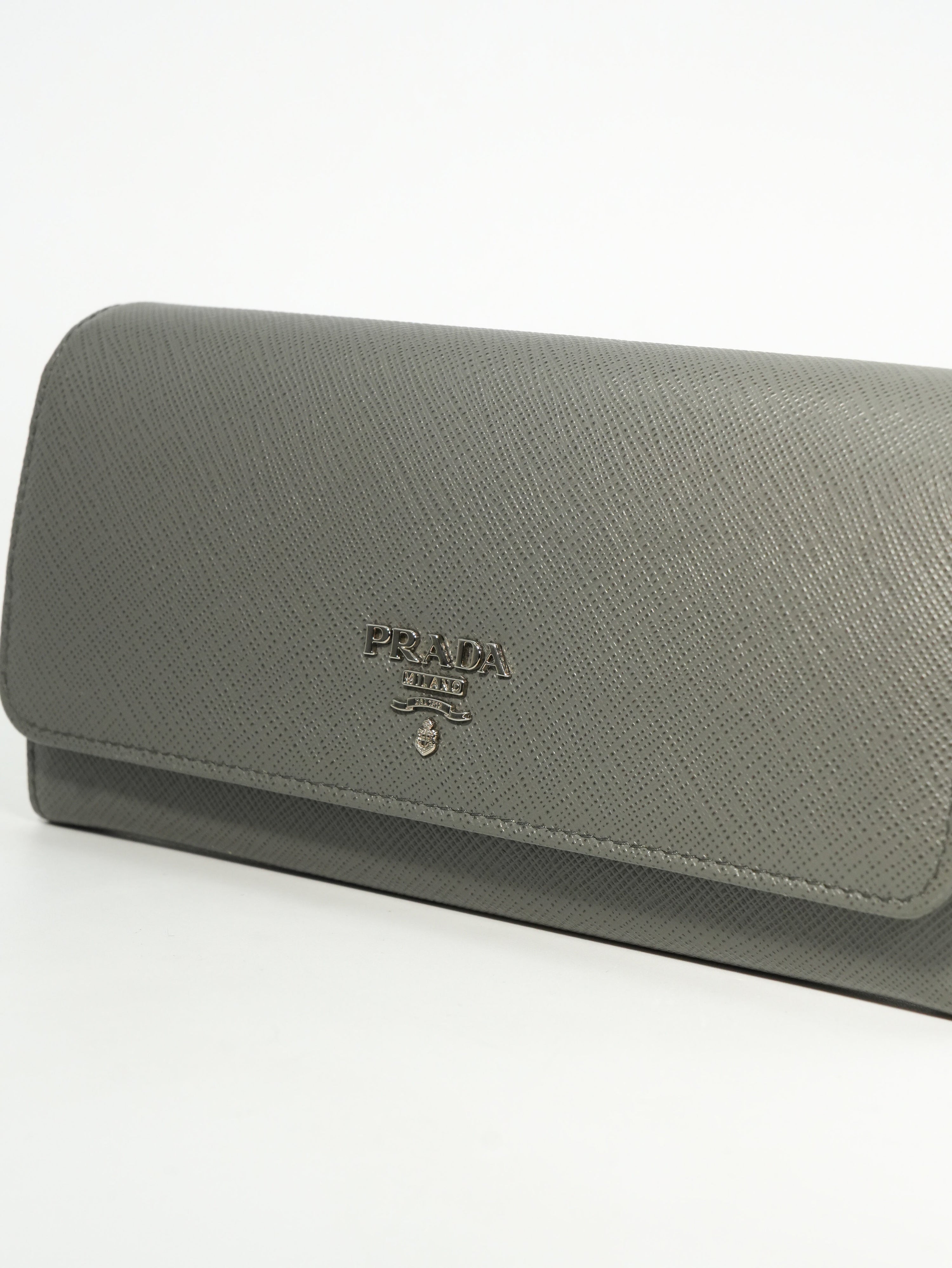 Prada Portafoglio Saffiano Lungo