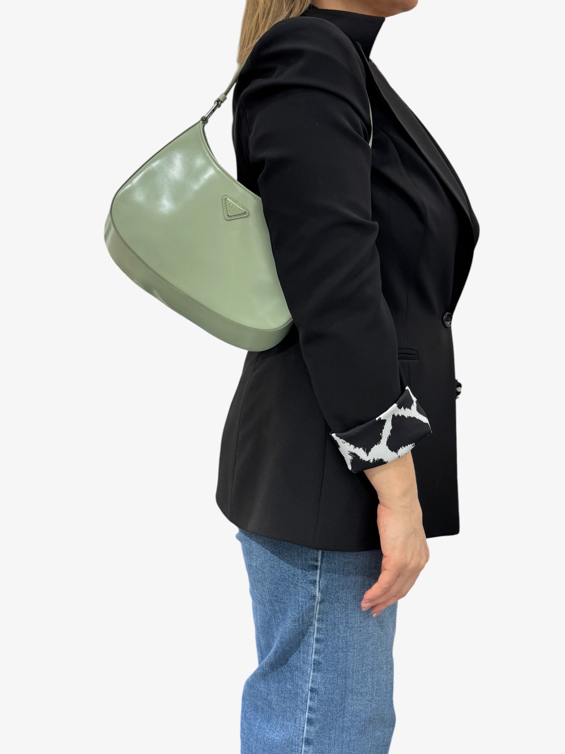 Prada Cleo in Pelle Spazzolata