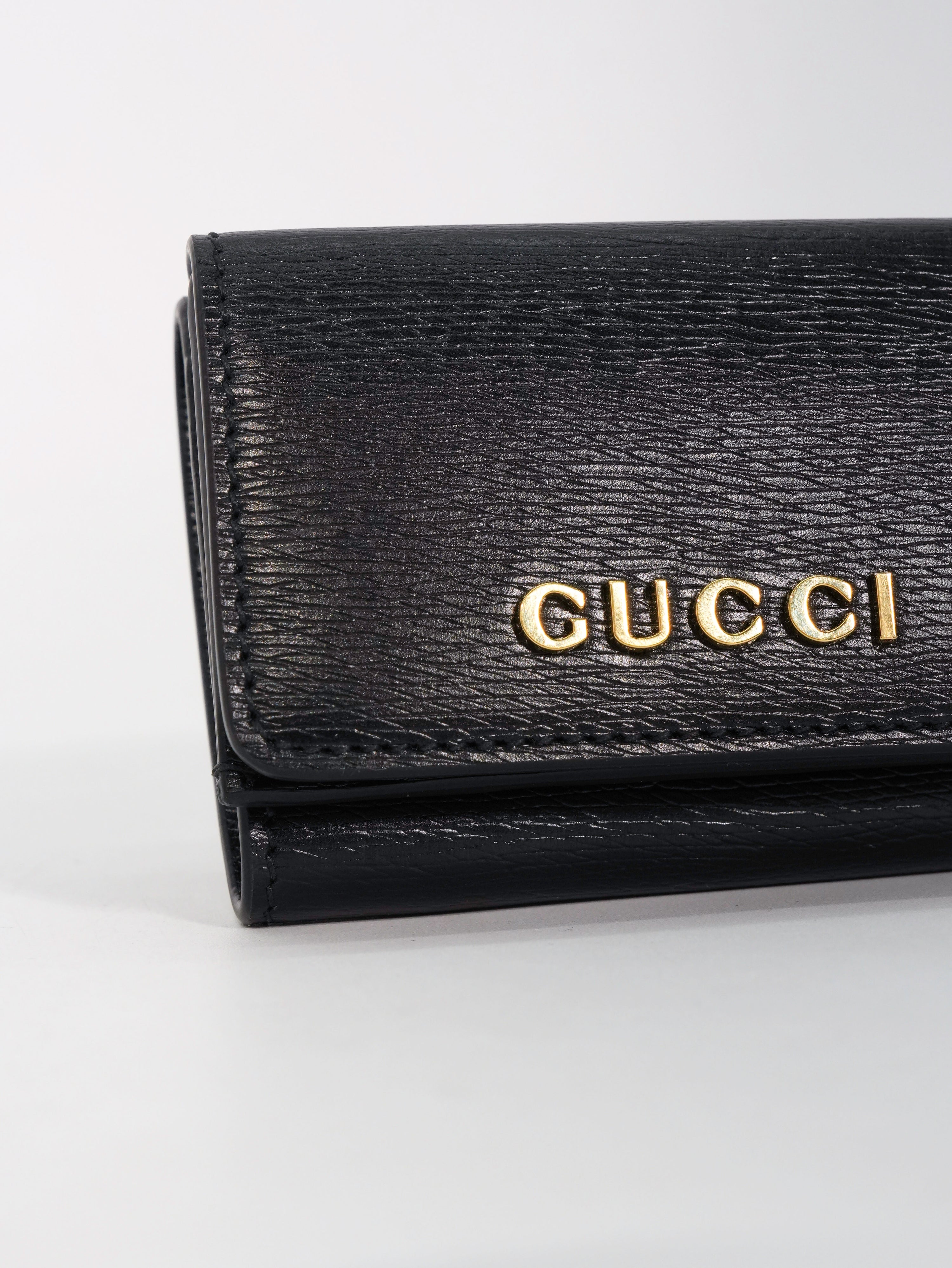 Gucci Portafoglio Compatto Lettering
