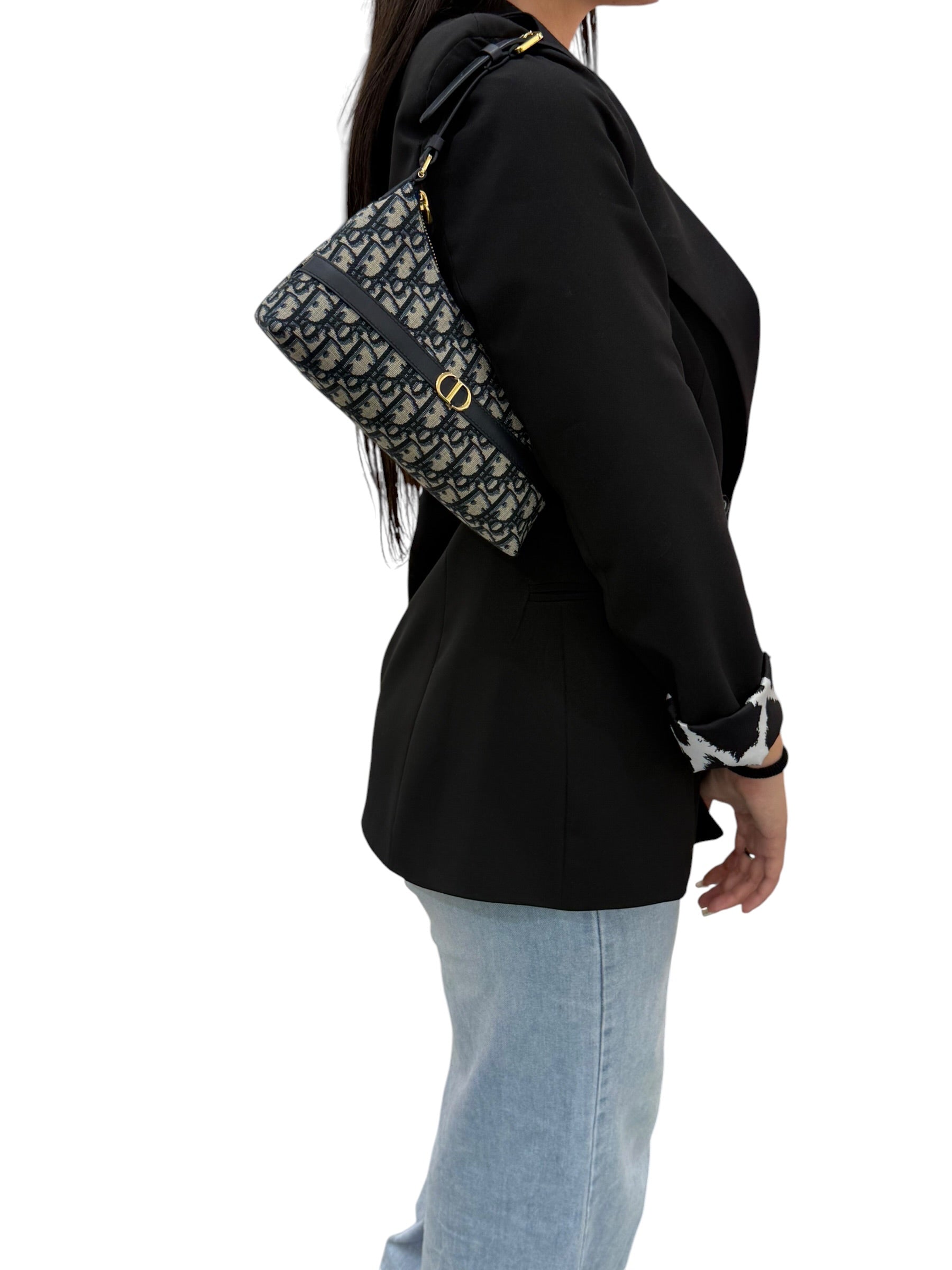 Dior Hobo 30 Montaigne Jacquard Oblique